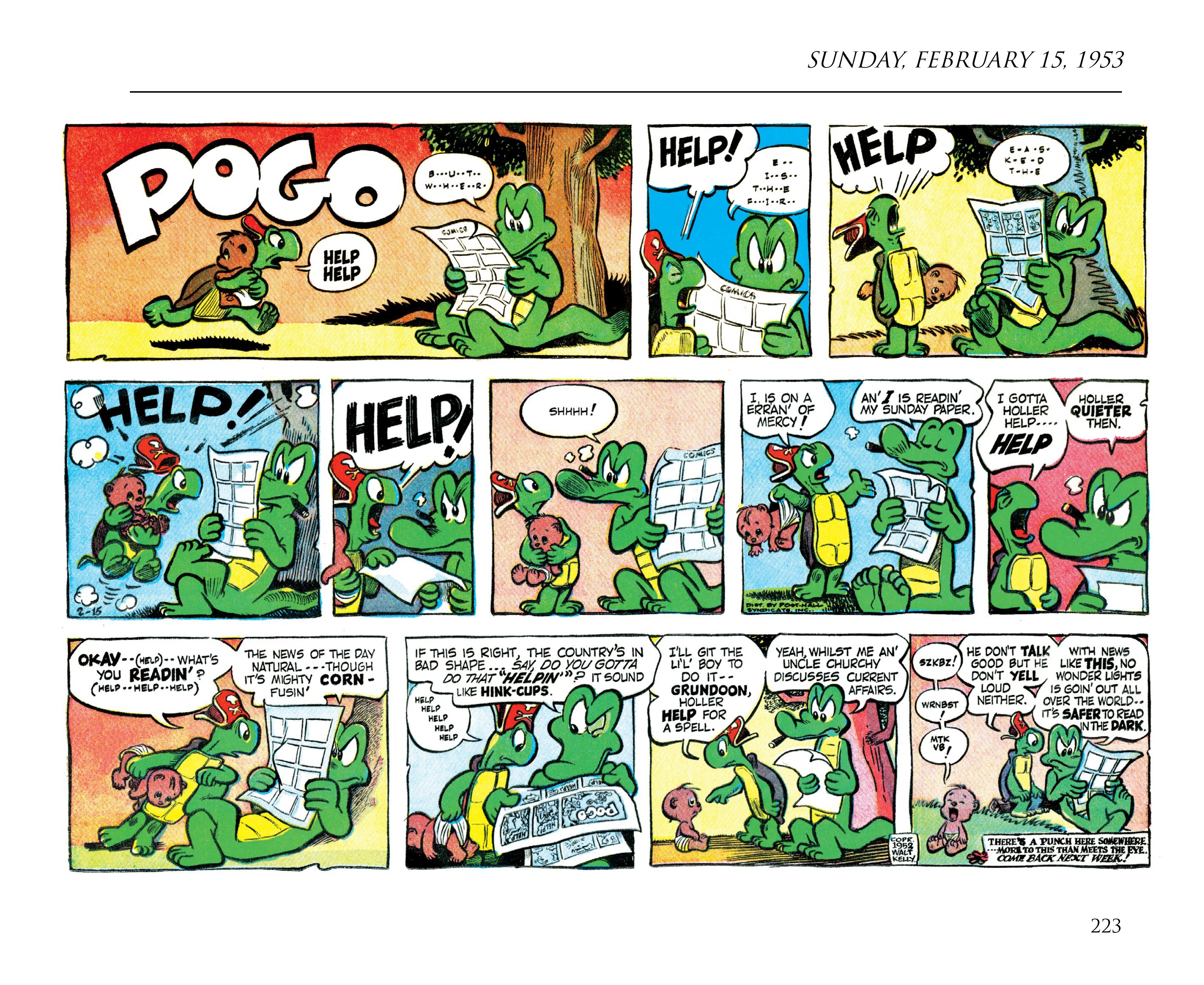 Read online Pogo by Walt Kelly: The Complete Syndicated Comic Strips comic -  Issue # TPB 3 (Part 3) - 35