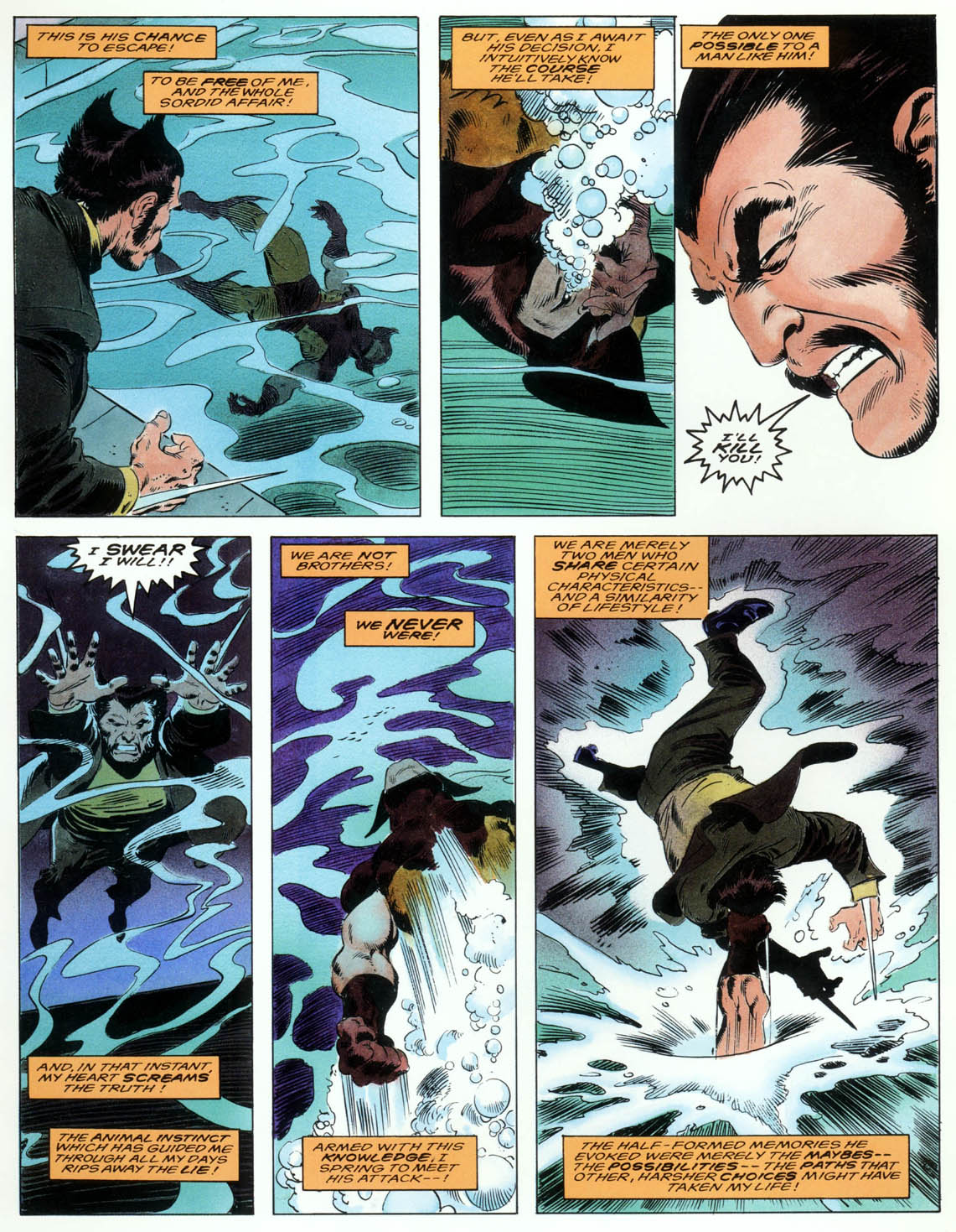 Read online Marvel Graphic Novel comic -  Issue #67 - Wolverine - Bloody Choices - 39