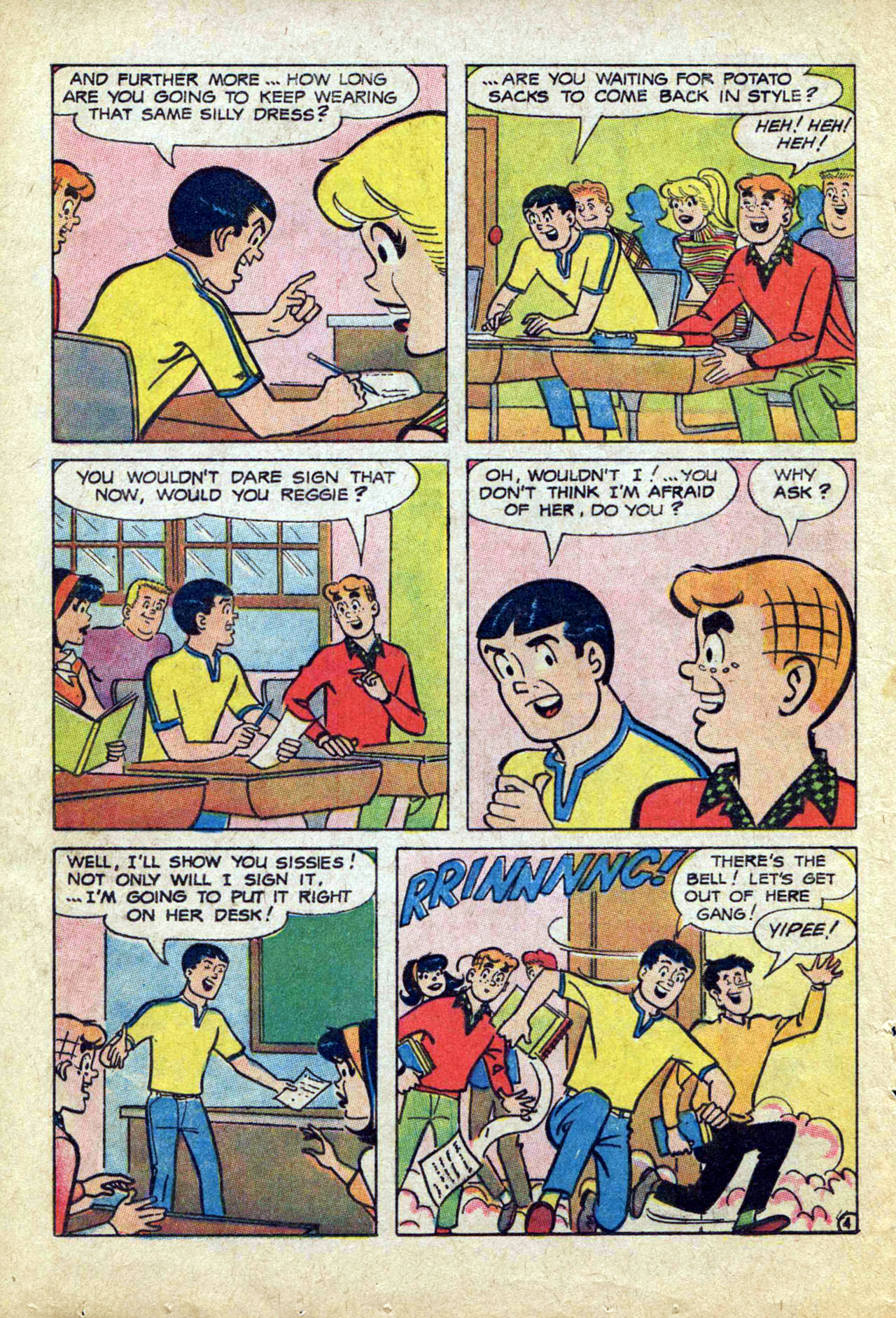 Read online Reggie and Me (1966) comic -  Issue #26 - 16