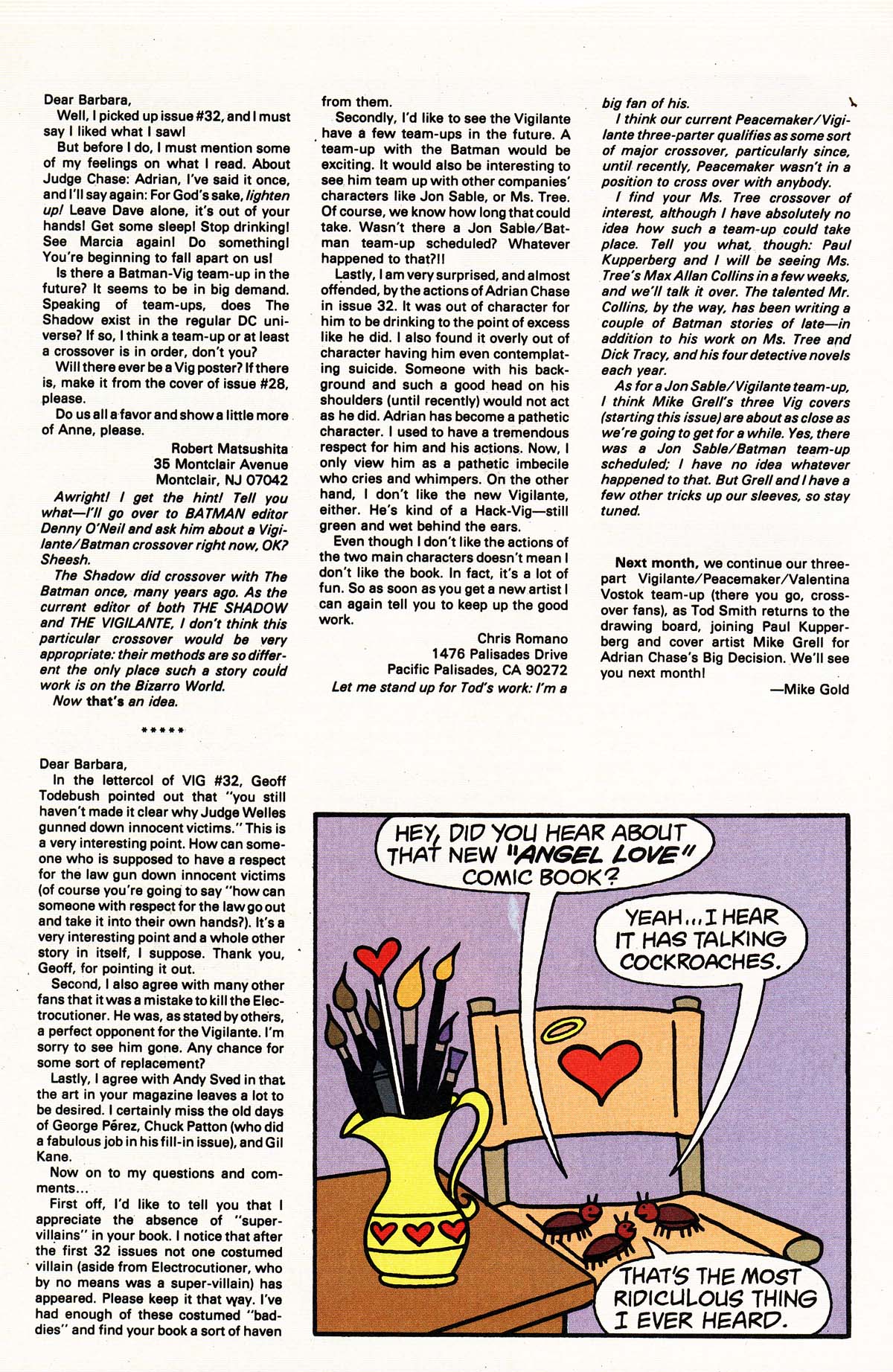 Read online Vigilante (1983) comic -  Issue #36 - 32
