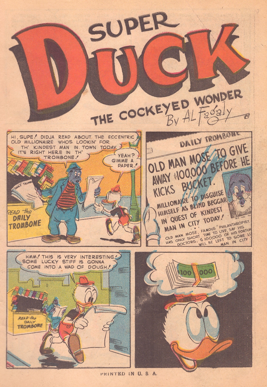 Read online Super Duck Comics comic -  Issue #11 - 3
