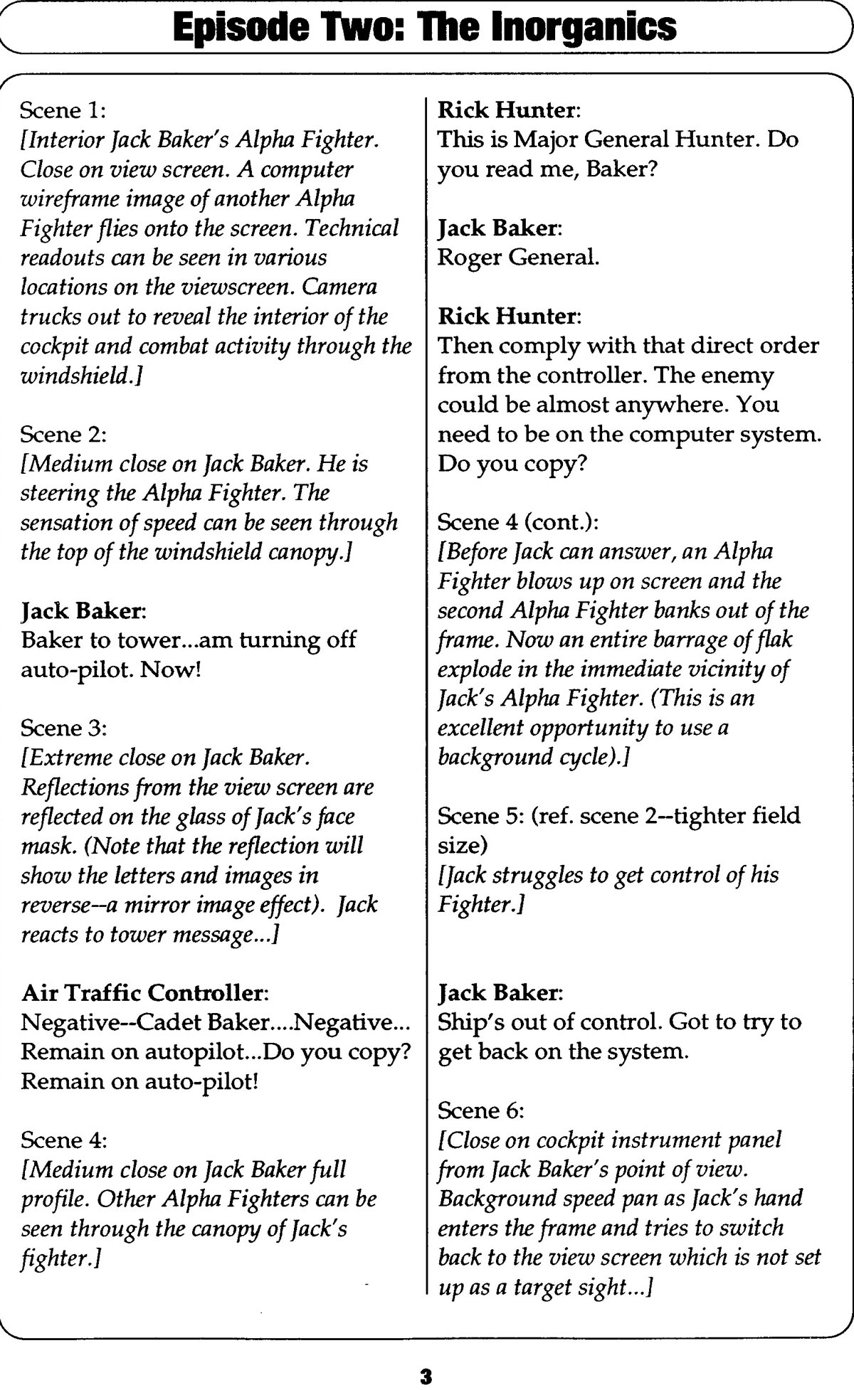 Read online Robotech II: The Sentinels comic -  Issue # _Script Book 1 - 33