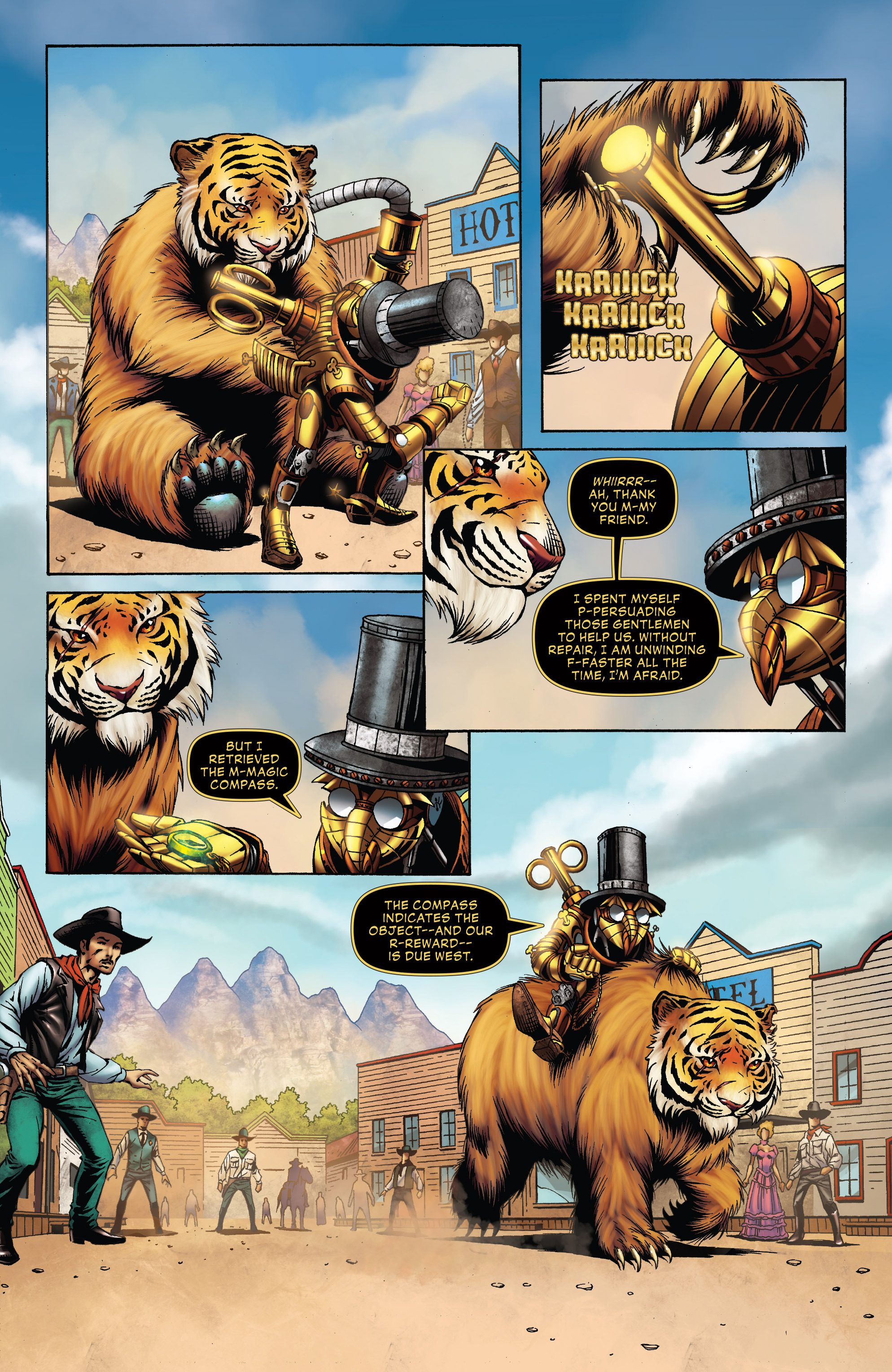 Read online Legends of Oz: Tik-Tok and the Kalidah comic -  Issue #1 - 10