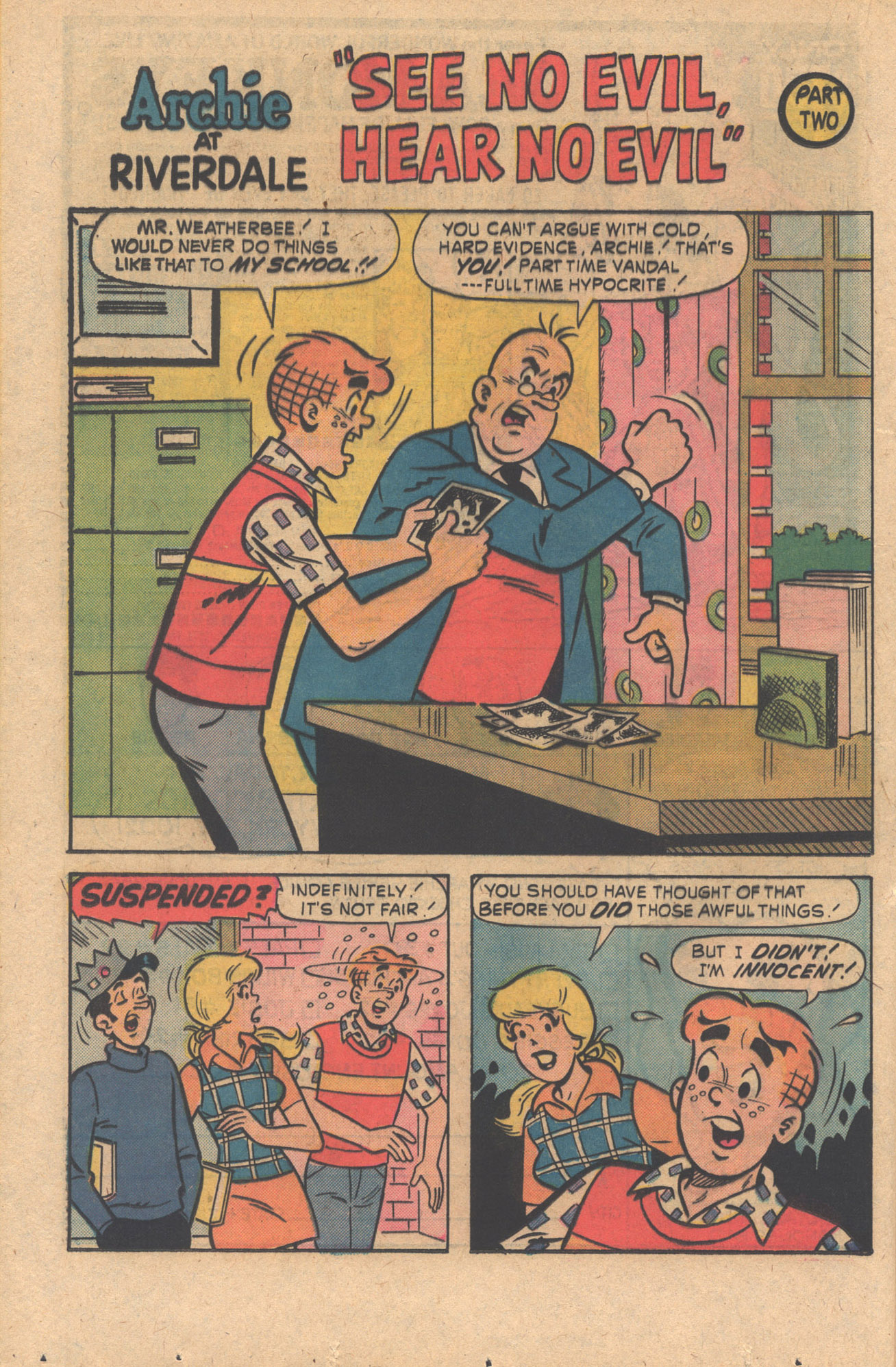 Read online Archie at Riverdale High (1972) comic -  Issue #22 - 20