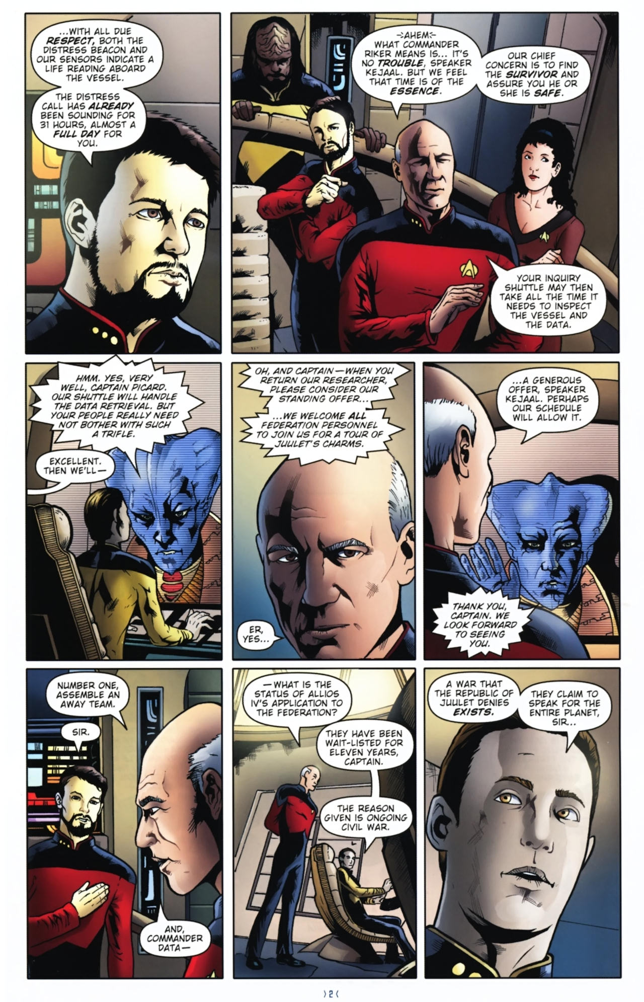 Read online Star Trek: The Next Generation: Ghosts comic -  Issue #1 - 4