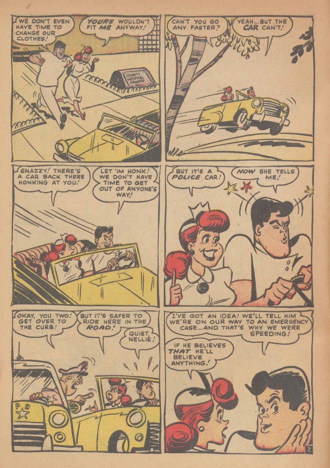 Read online Nellie The Nurse (1945) comic -  Issue #34 - 4