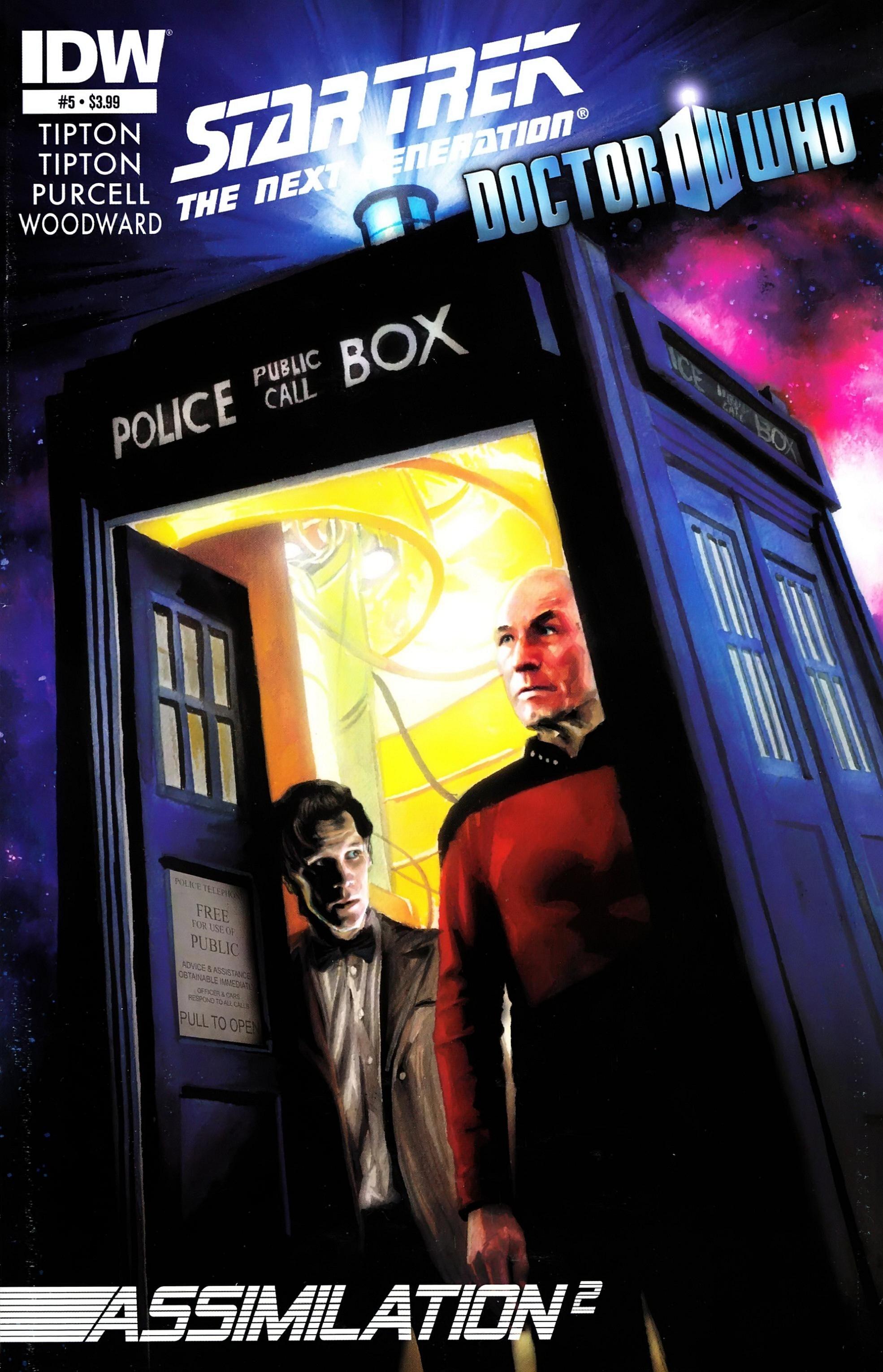Read online Star Trek: The Next Generation/Doctor Who: Assimilation² comic -  Issue #5 - 3
