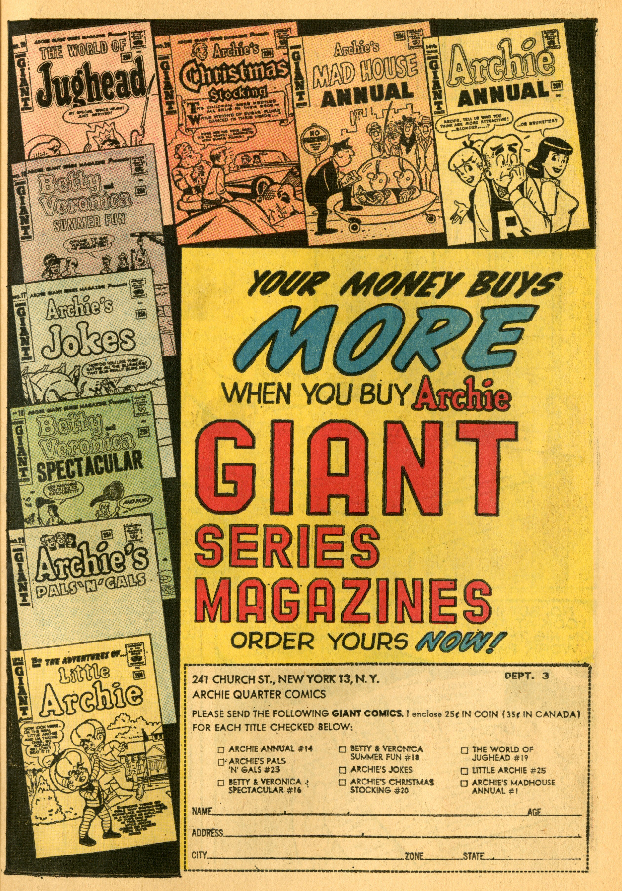 Read online Archie's Pals 'N' Gals (1952) comic -  Issue #23 - 23