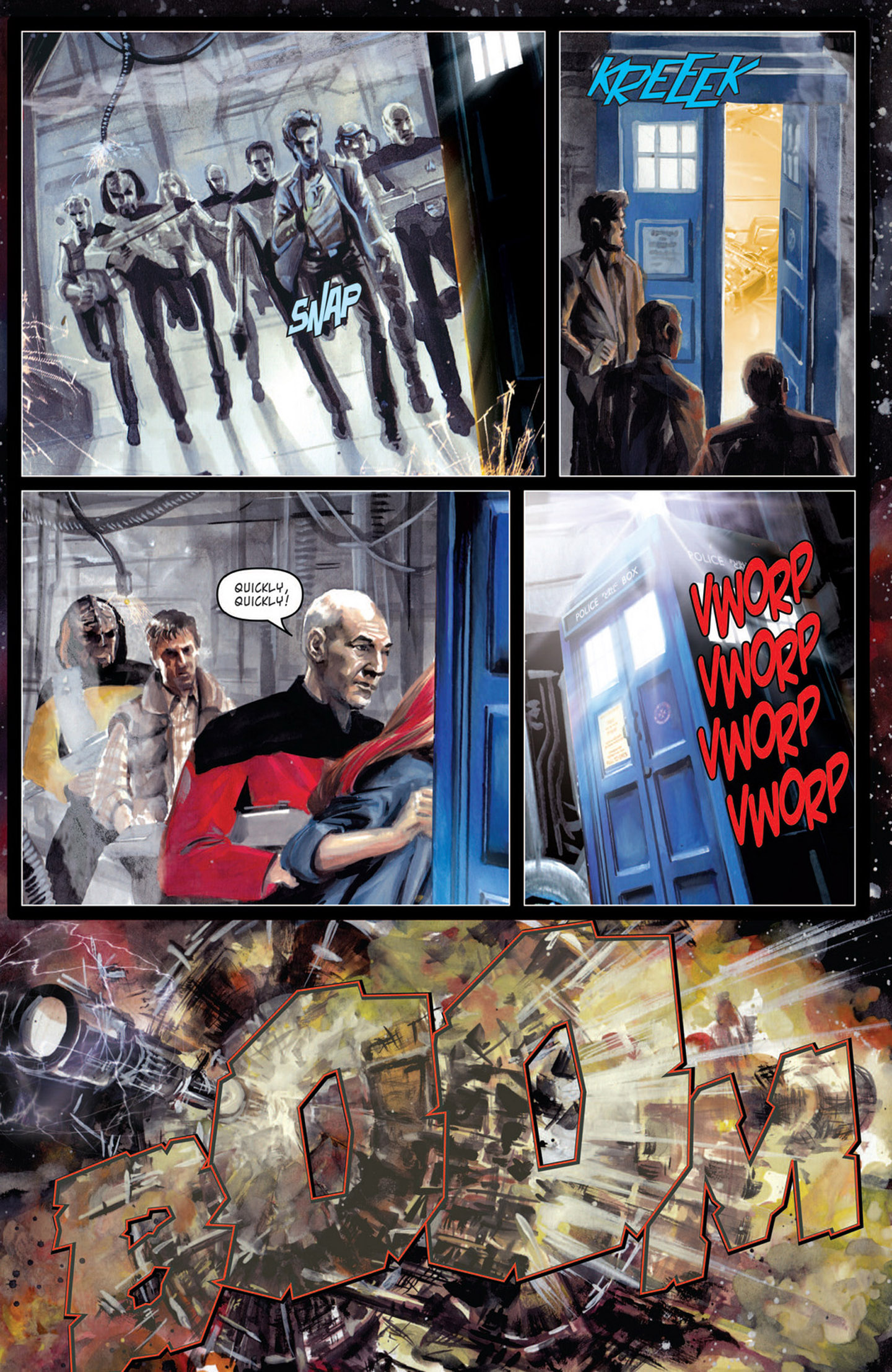 Read online Star Trek: The Next Generation/Doctor Who: Assimilation² comic -  Issue #8 - 17