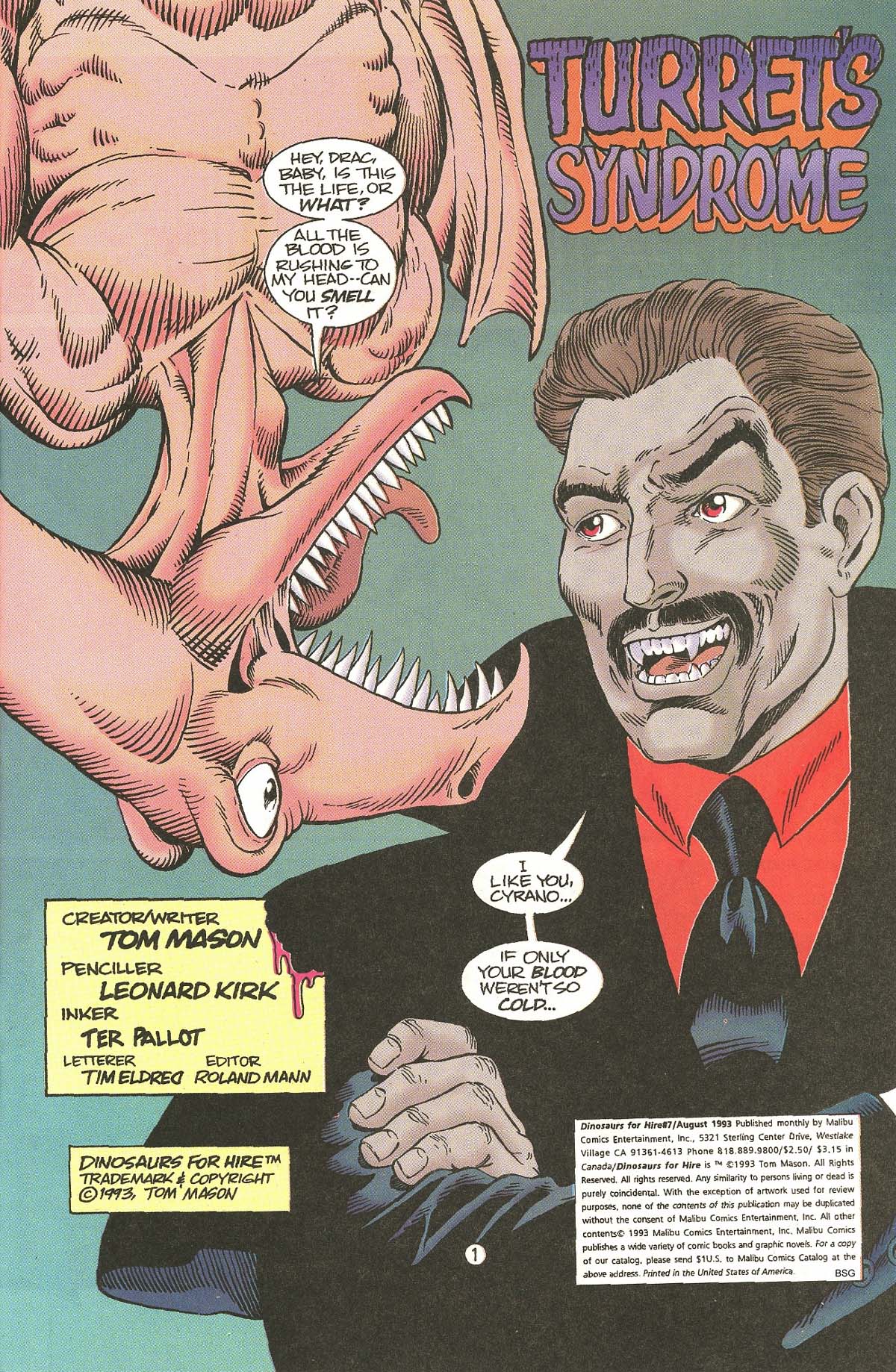 Read online Dinosaurs For Hire comic -  Issue #7 - 3