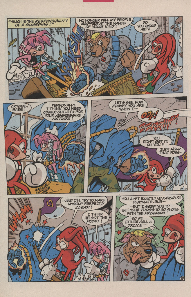 Read online Knuckles the Echidna comic -  Issue #6 - 26