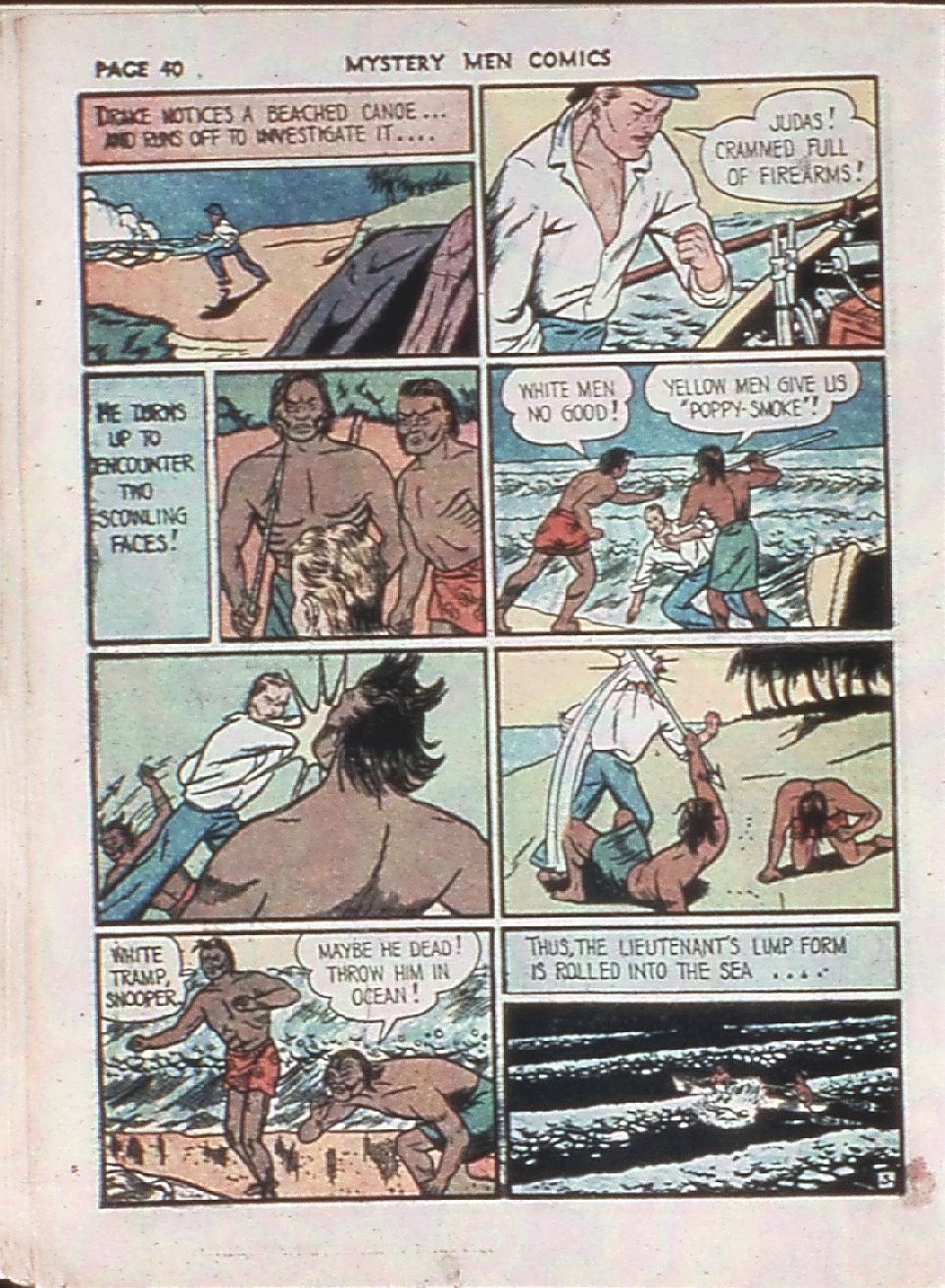 Read online Mystery Men Comics comic -  Issue #8 - 42