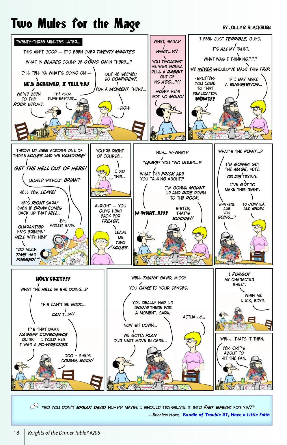 Read online Knights of the Dinner Table comic -  Issue #205 - 20