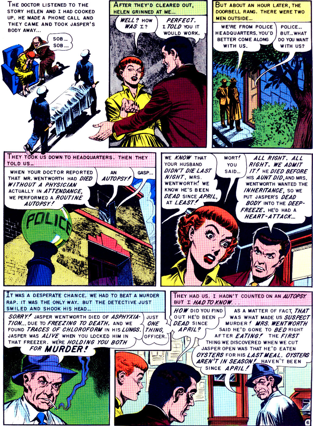 Read online Crime SuspenStories comic -  Issue #18 - 51