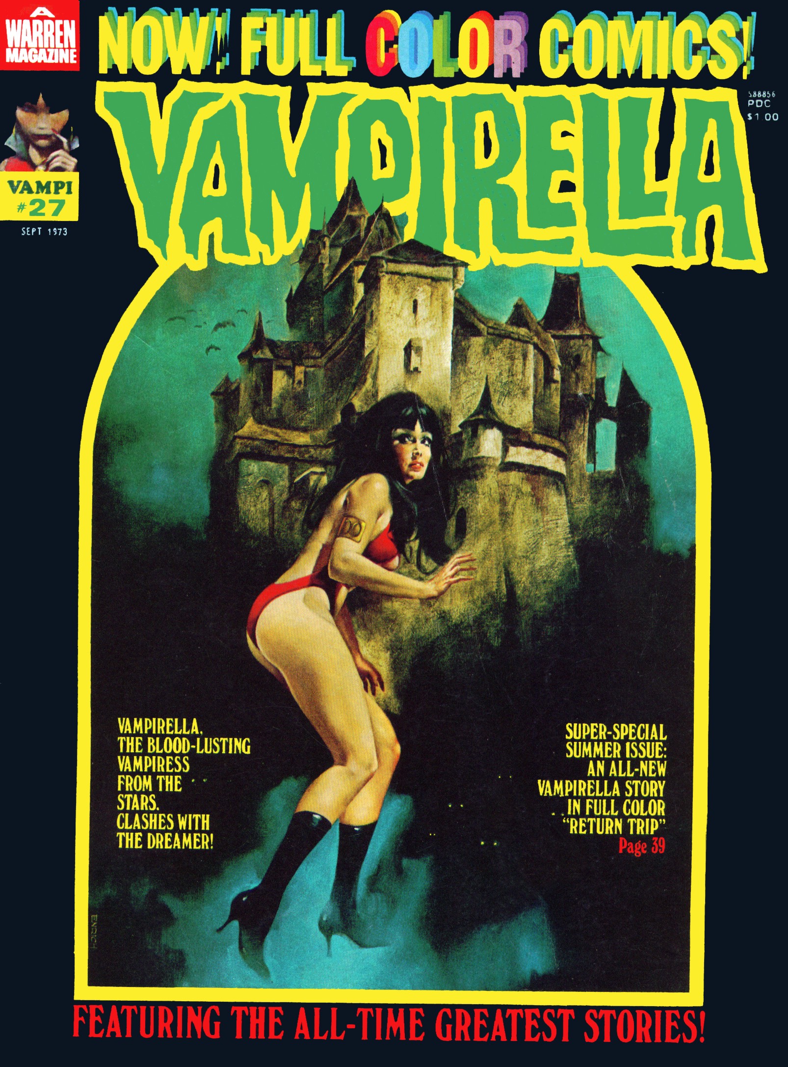 Read online Vampirella (1969) comic -  Issue #27 - 1