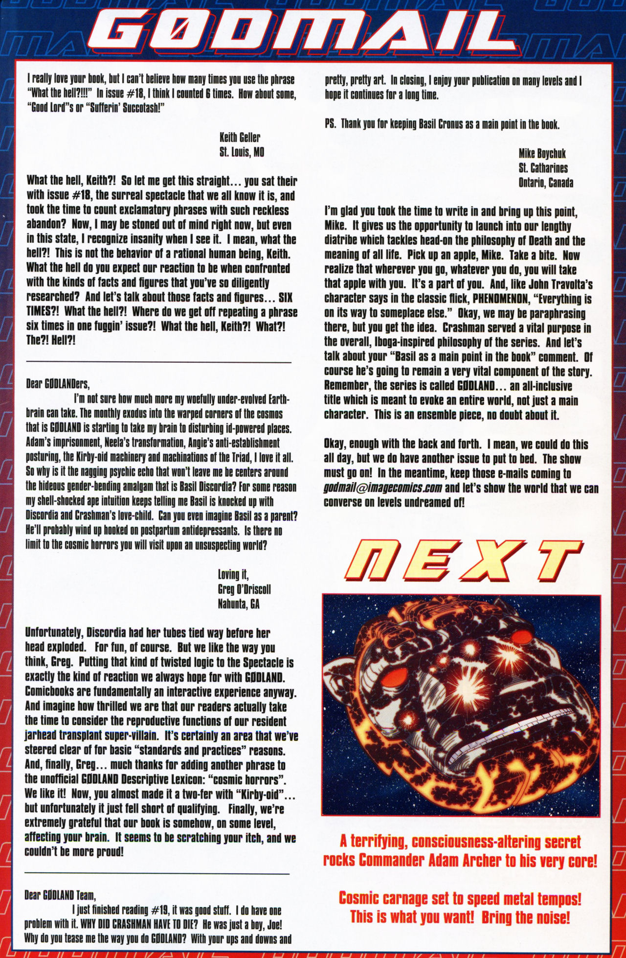 Read online Gødland comic -  Issue #21 - 22