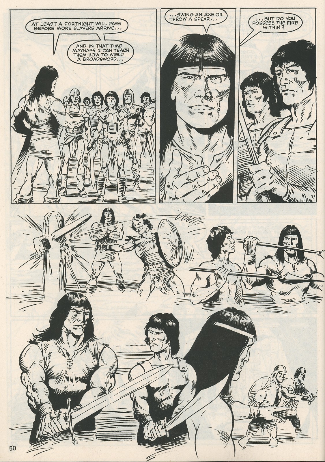 Read online The Savage Sword Of Conan comic -  Issue #115 - 50
