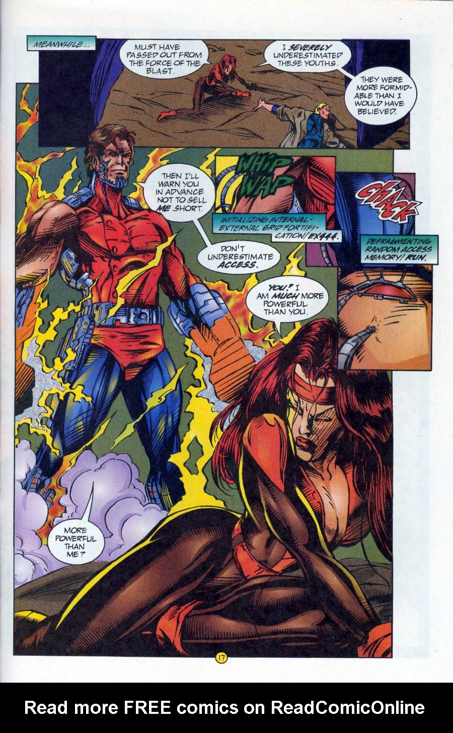 Read online Ex-Mutants comic -  Issue #16 - 17
