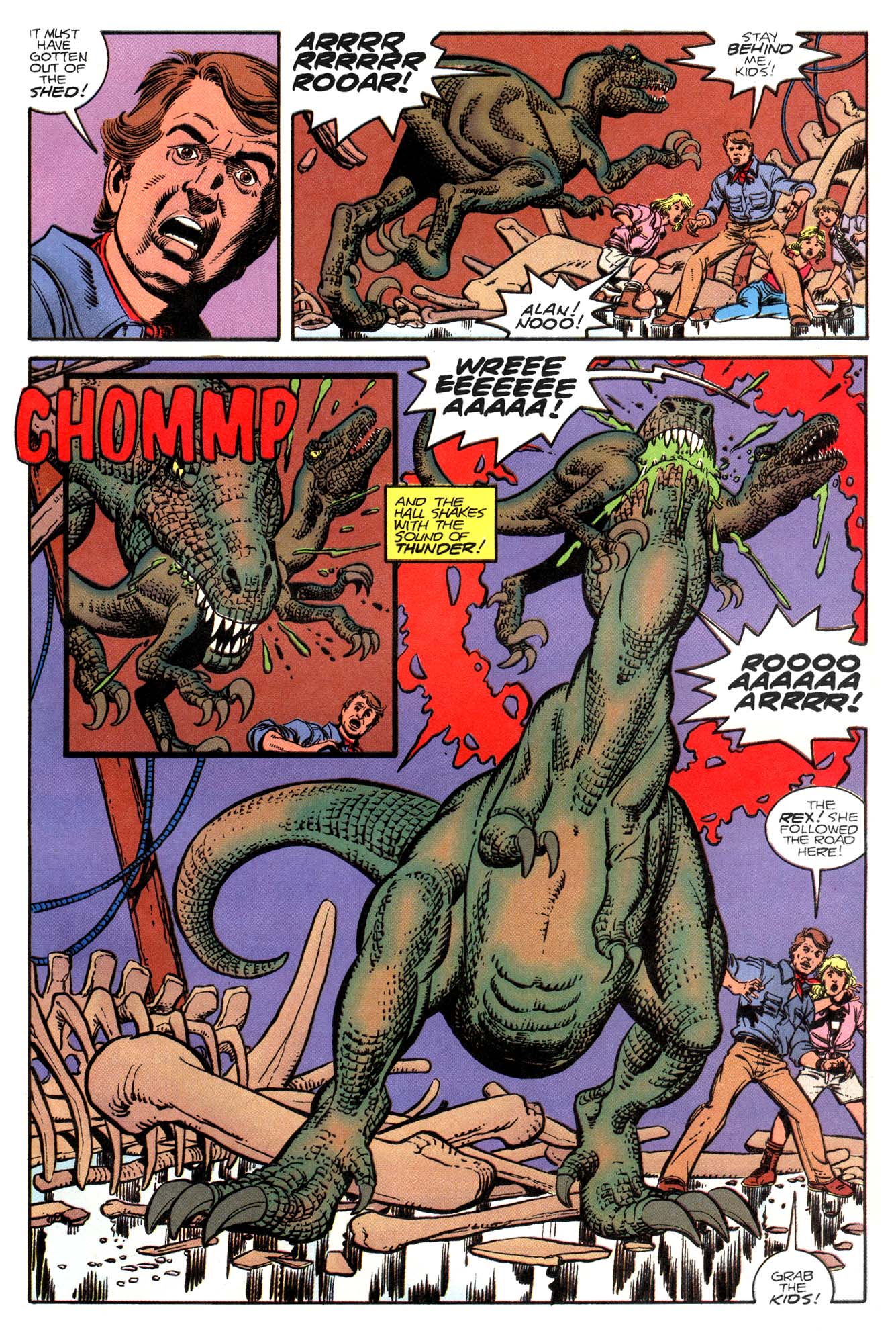 Read online Jurassic Park (1993) comic -  Issue #4 - 29