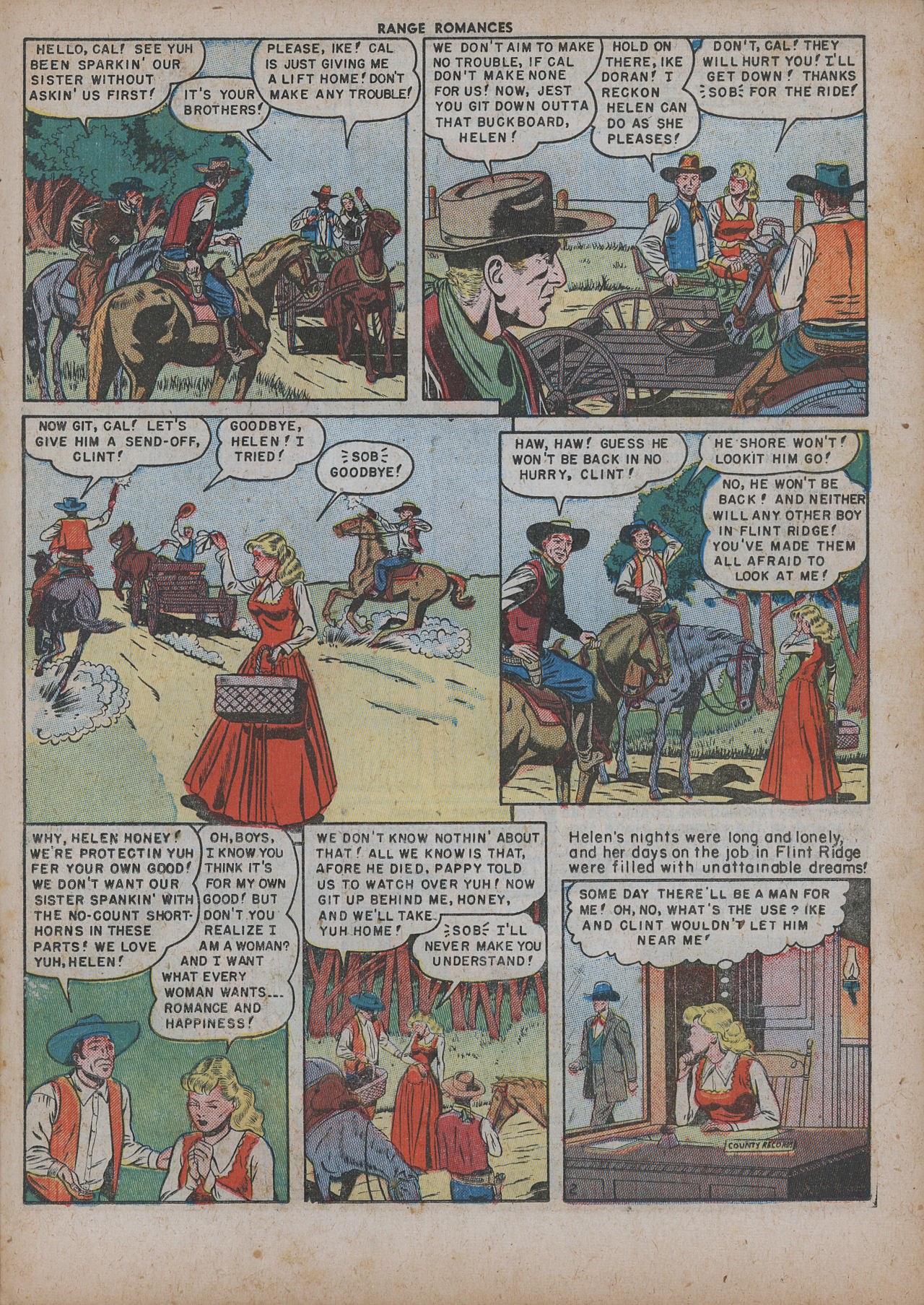 Read online Range Romances comic -  Issue #5 - 28