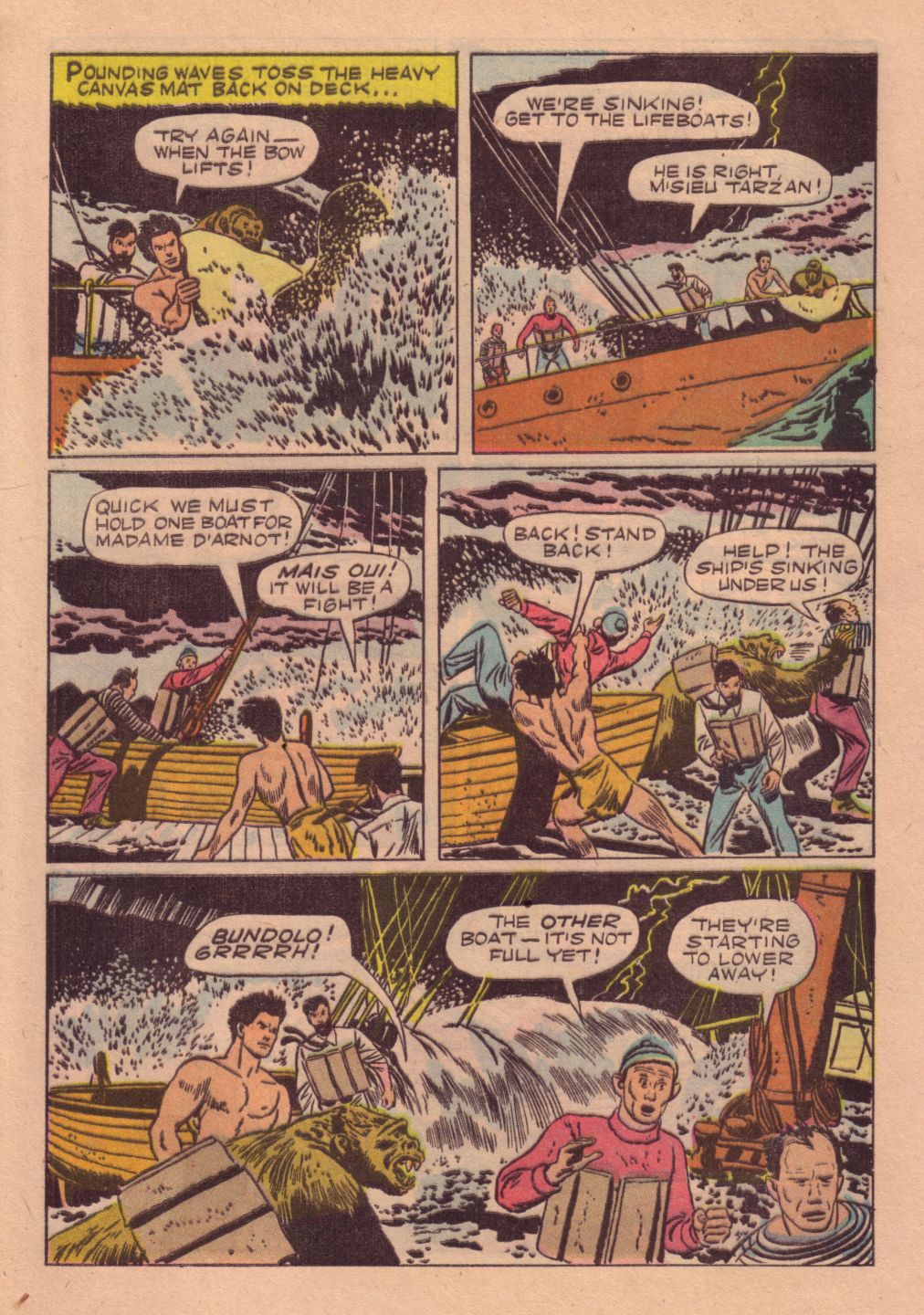 Read online Tarzan (1948) comic -  Issue #29 - 5