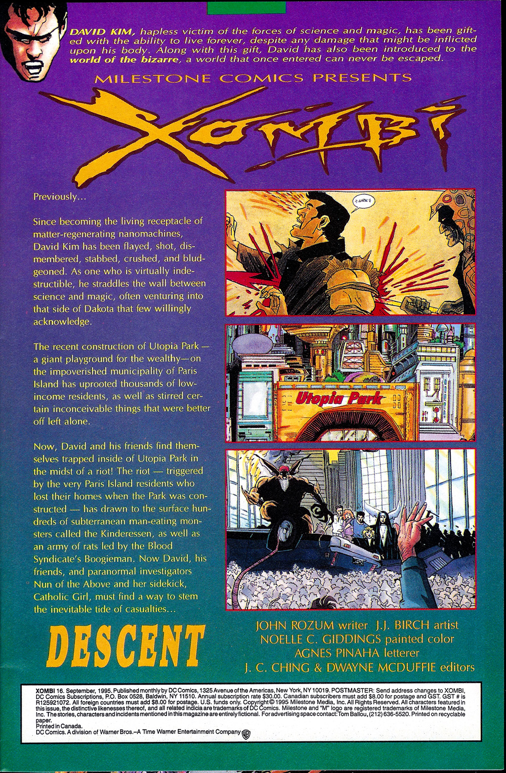 Read online Xombi (1994) comic -  Issue #16 - 3