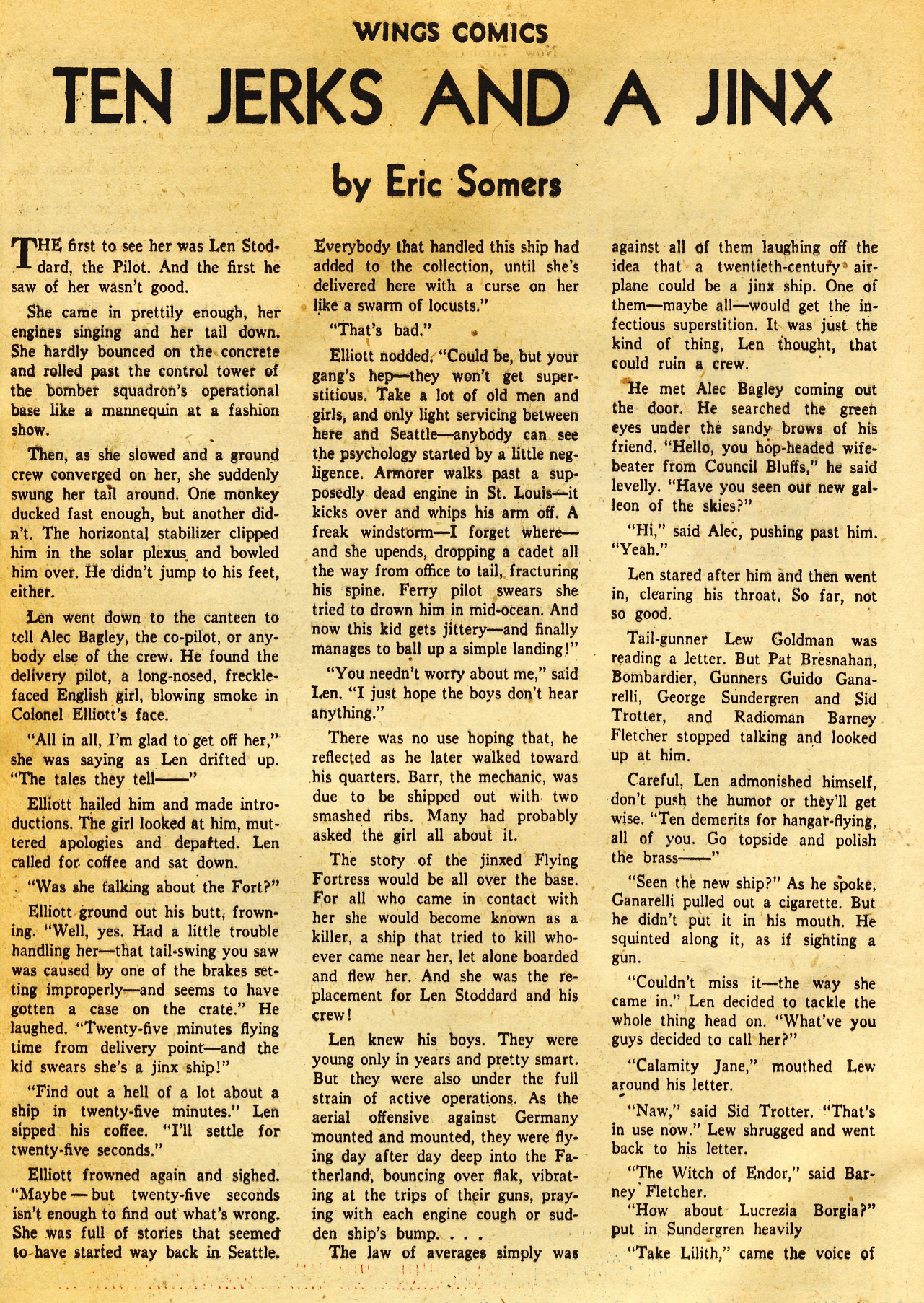 Read online Wings Comics comic -  Issue #44 - 42