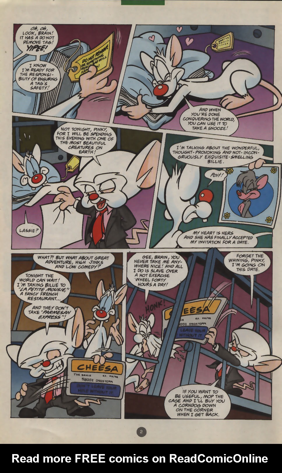 Read online Pinky and The Brain comic -  Issue #11 - 3