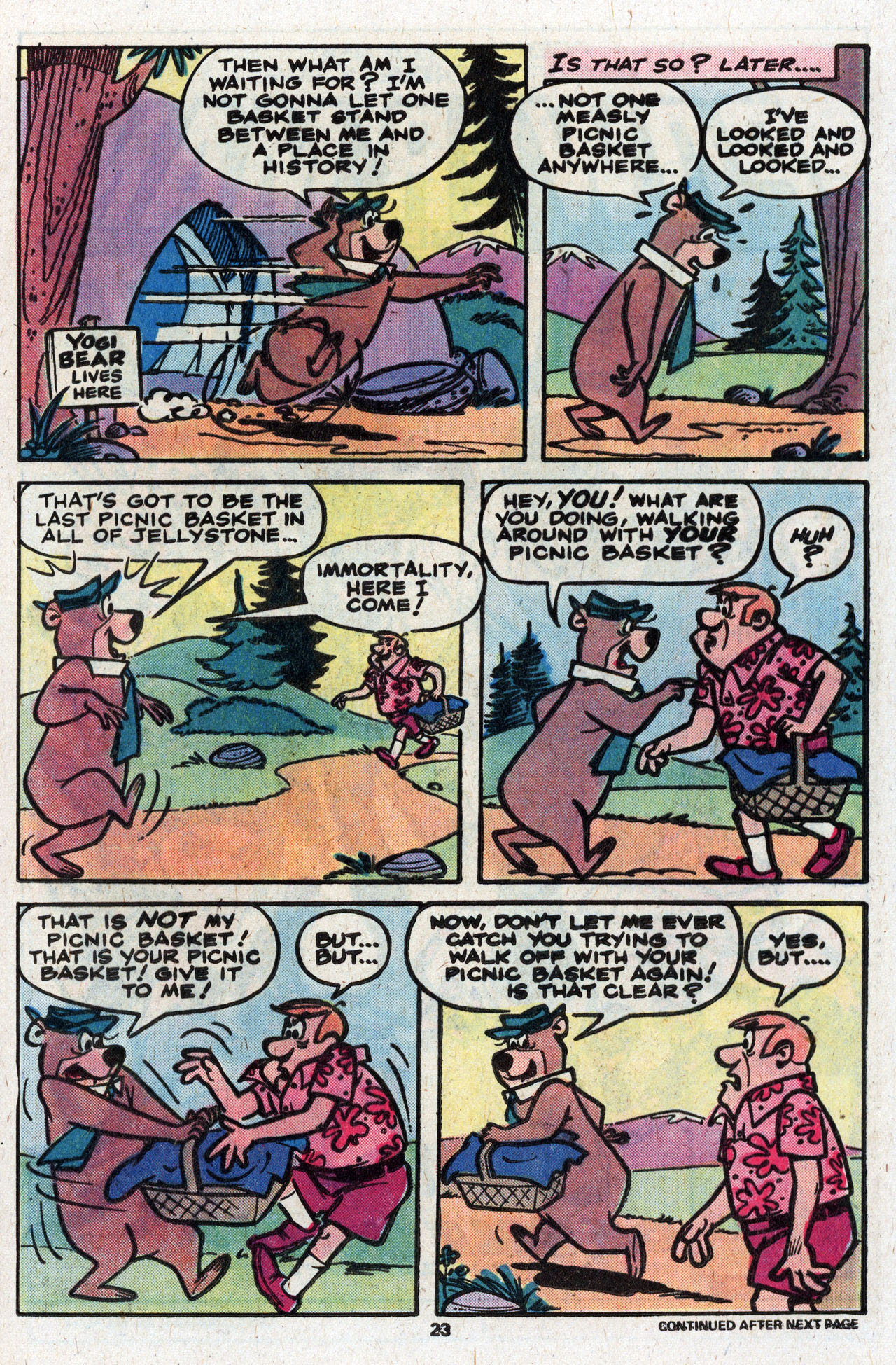 Read online Yogi Bear comic -  Issue #9 - 25