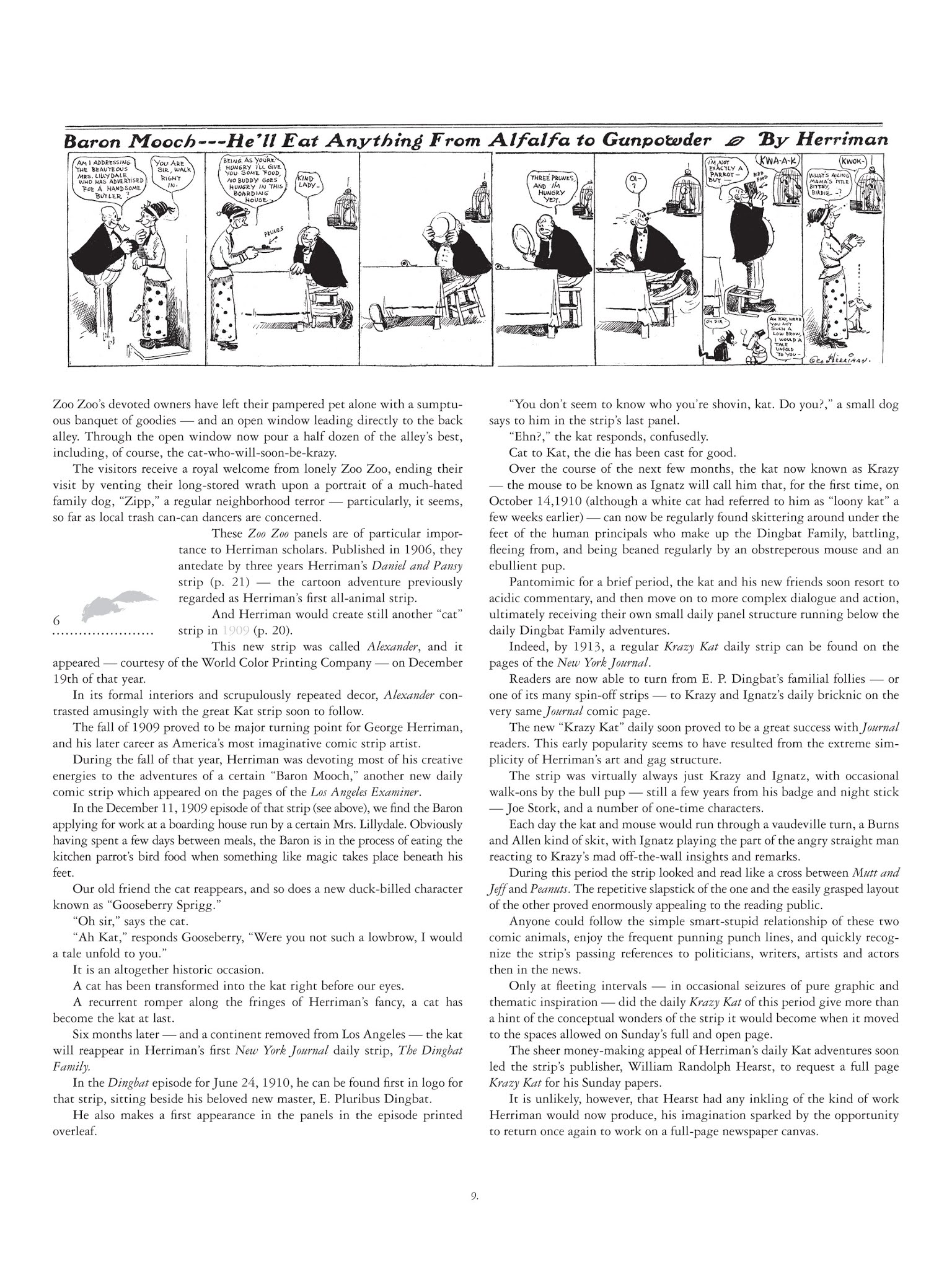 Read online Krazy & Ignatz comic -  Issue # TPB 1 - 9