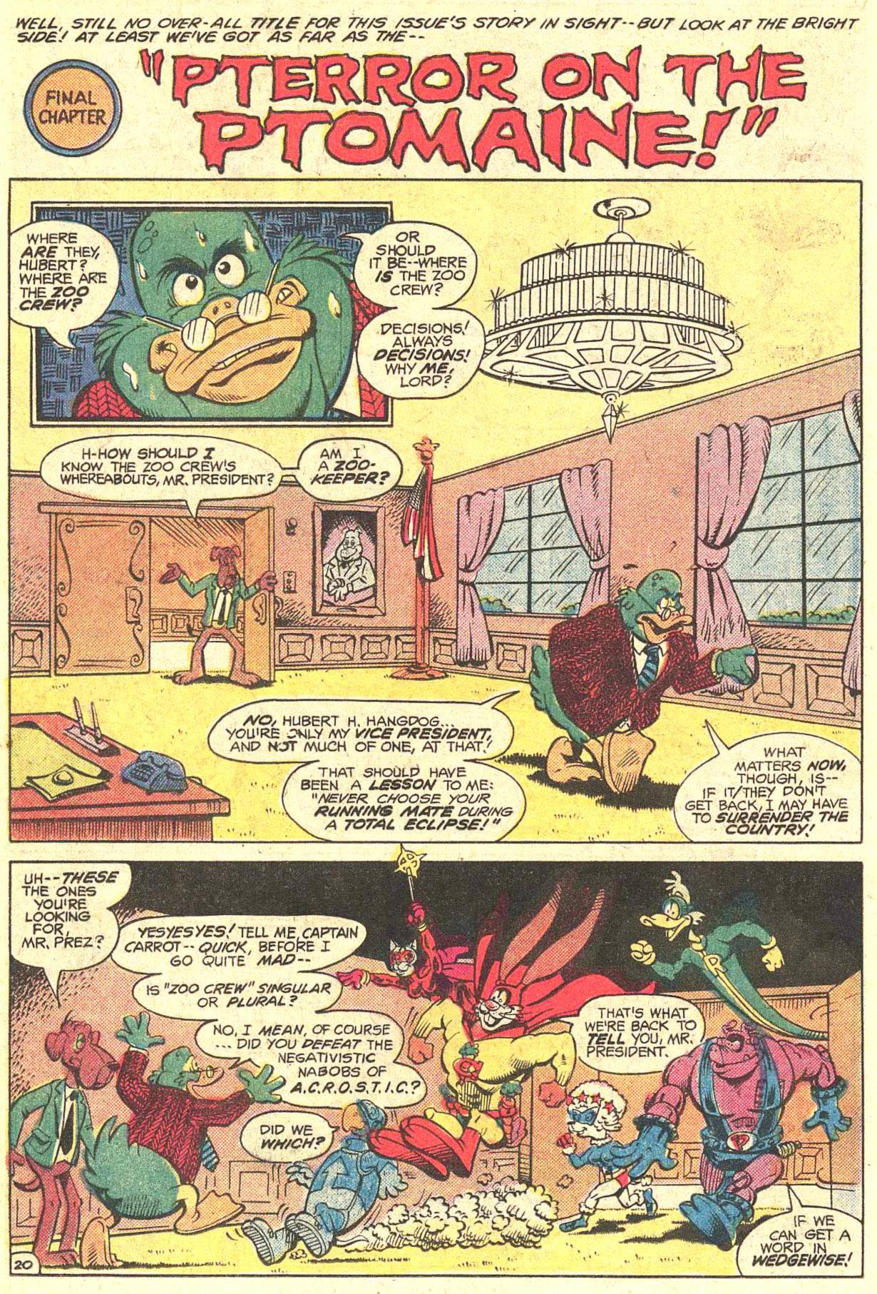 Read online Captain Carrot and His Amazing Zoo Crew! comic -  Issue #3 - 21