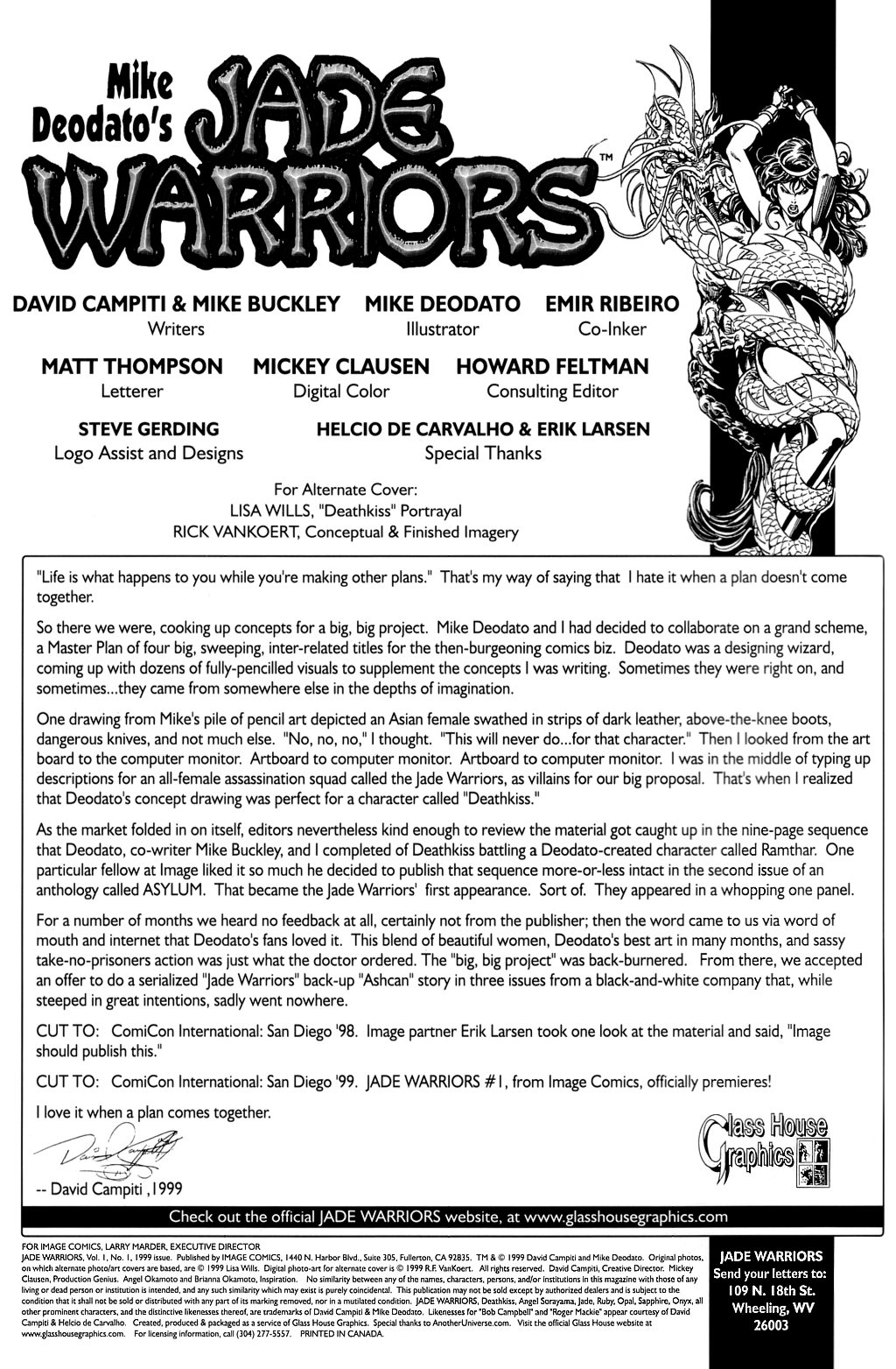 Read online Jade Warriors comic -  Issue #1 - 2