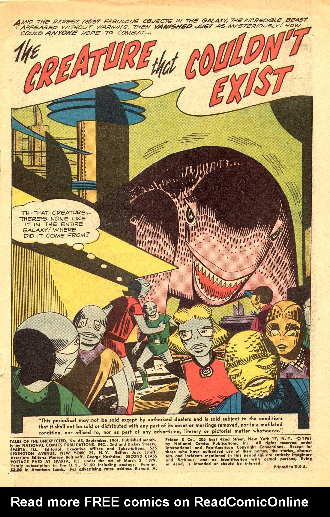 Read online Tales of the Unexpected comic -  Issue #65 - 3