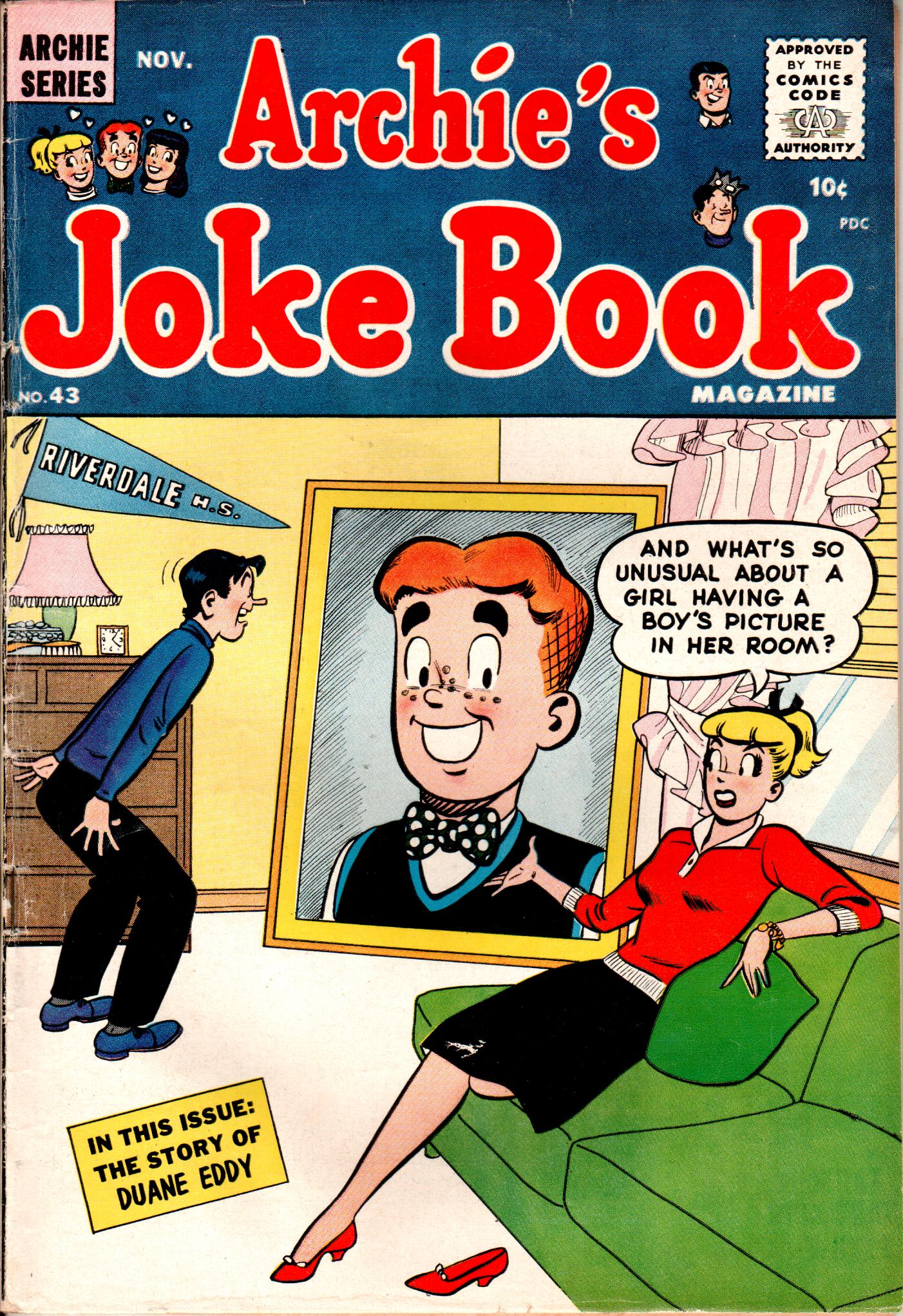 Read online Archie's Joke Book Magazine comic -  Issue #43 - 1