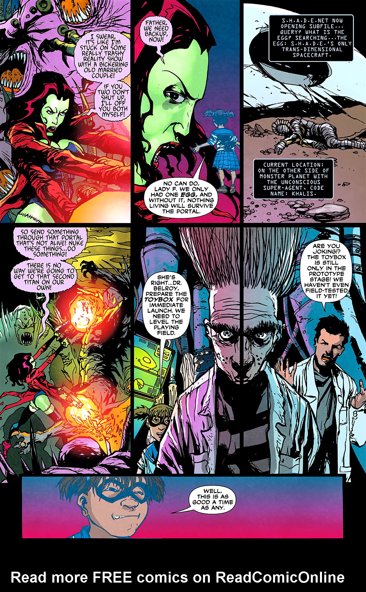 Read online Frankenstein, Agent of S.H.A.D.E. comic -  Issue #4 - 6