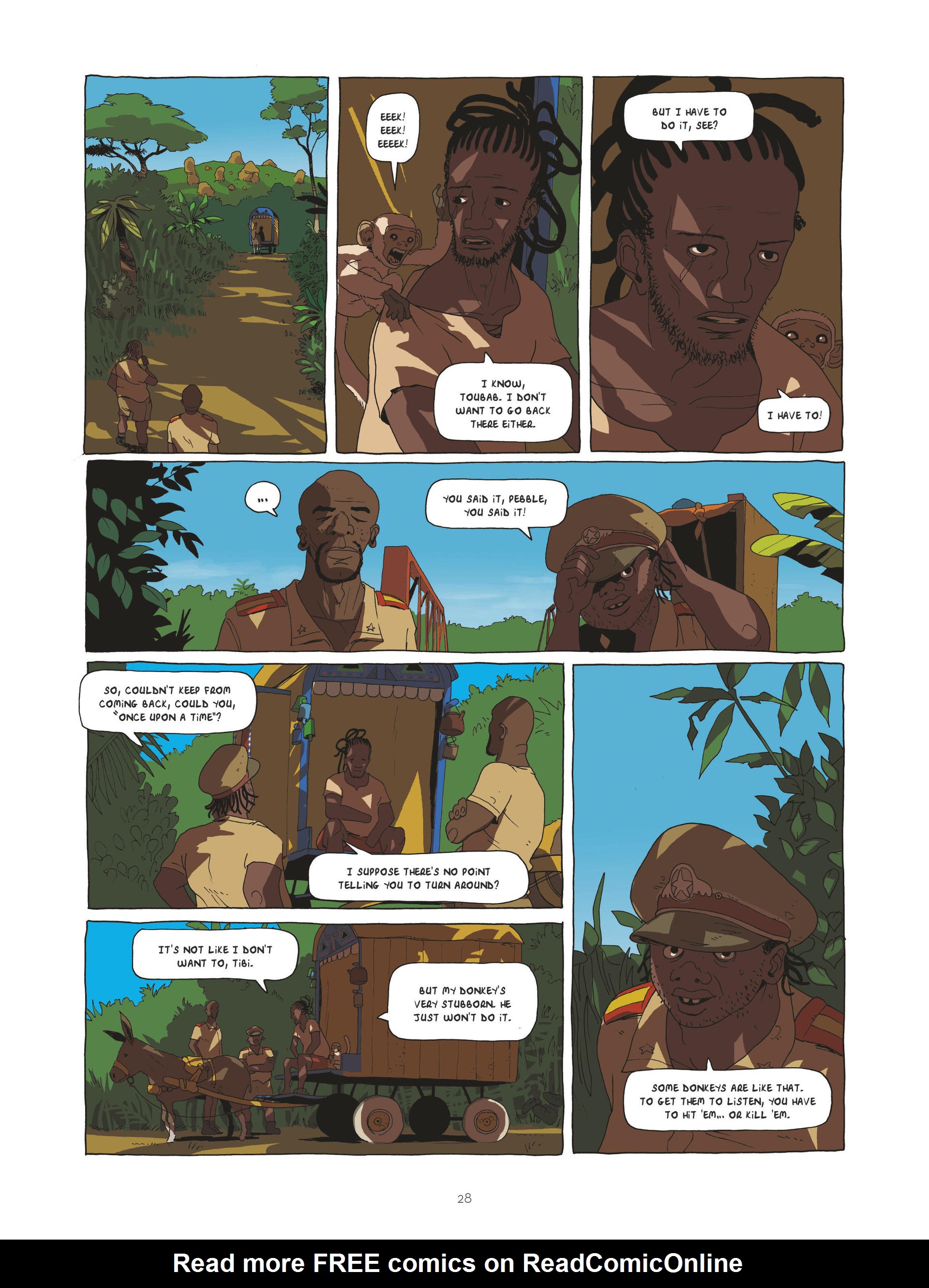 Read online Zidrou-Beuchot's African Trilogy comic -  Issue # TPB 1 - 28