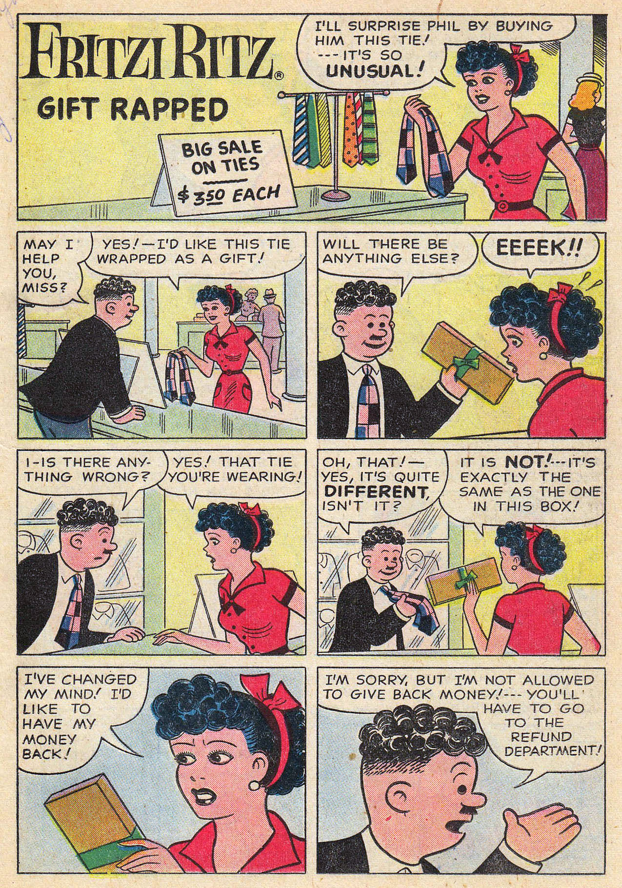 Read online Fritzi Ritz (1953) comic -  Issue #59 - 19