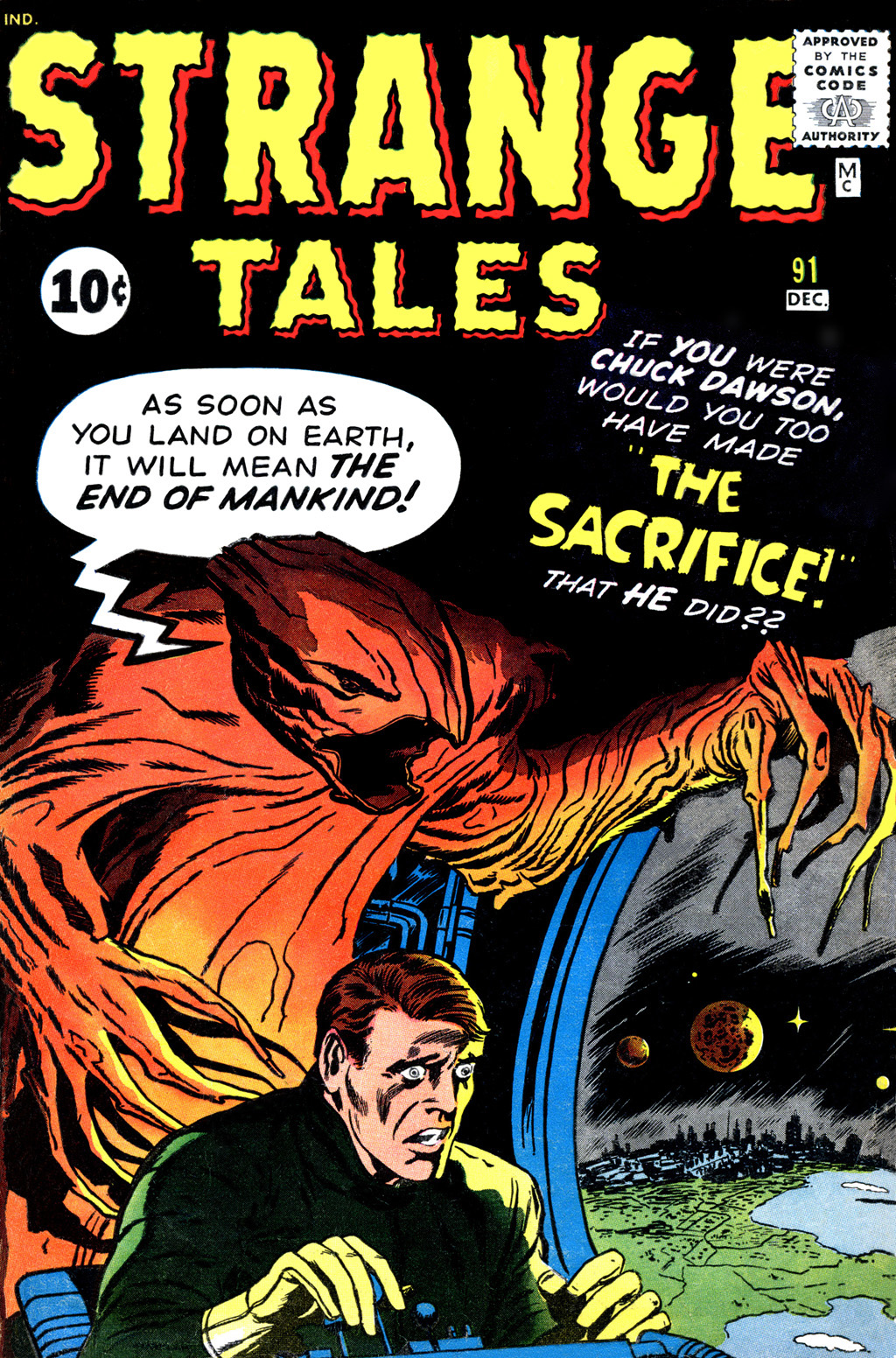 Read online Strange Tales (1951) comic -  Issue #91 - 1