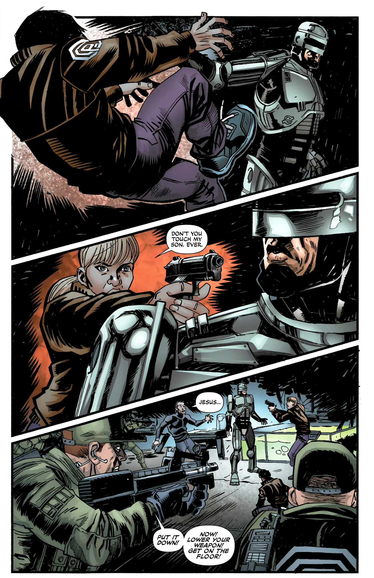Read online Terminator/Robocop: Kill Human comic -  Issue #4 - 8
