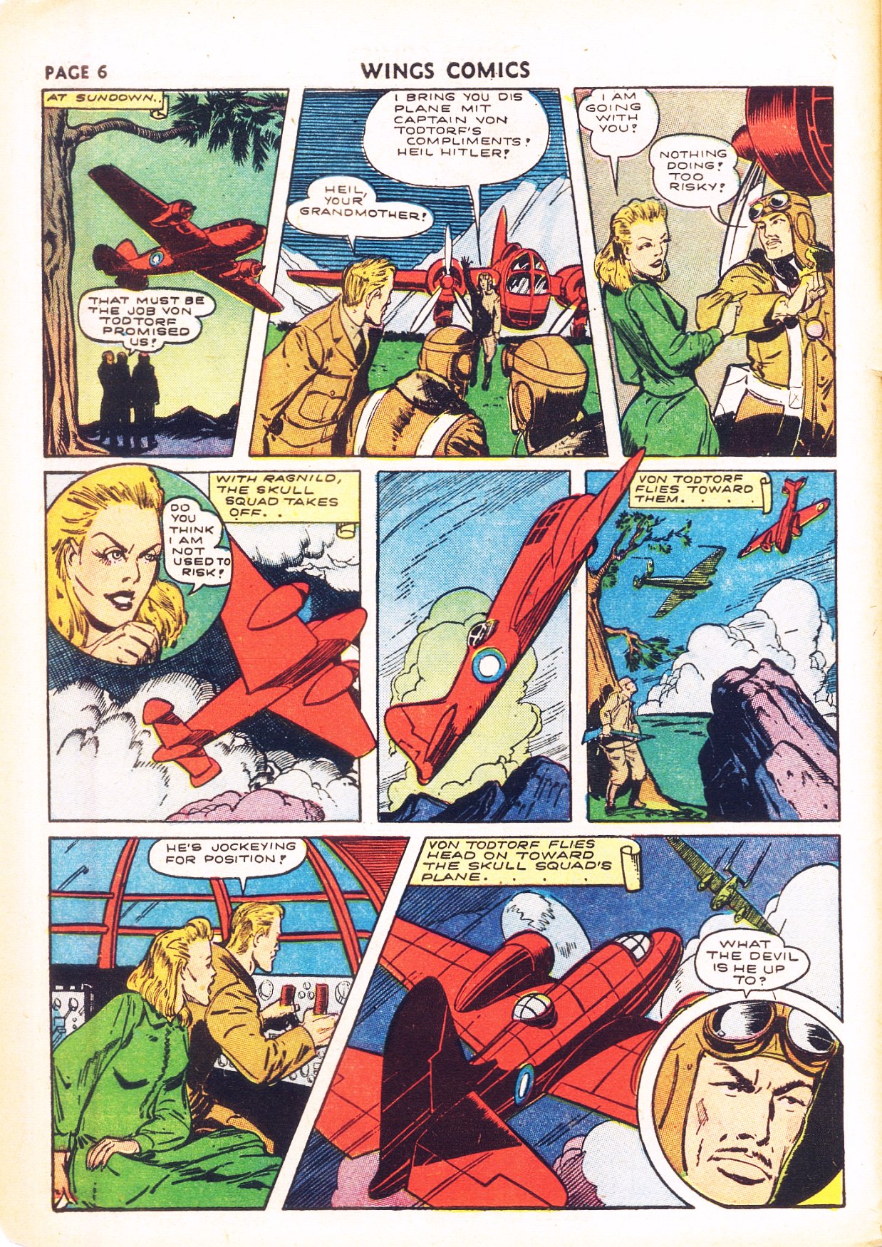 Read online Wings Comics comic -  Issue #26 - 8