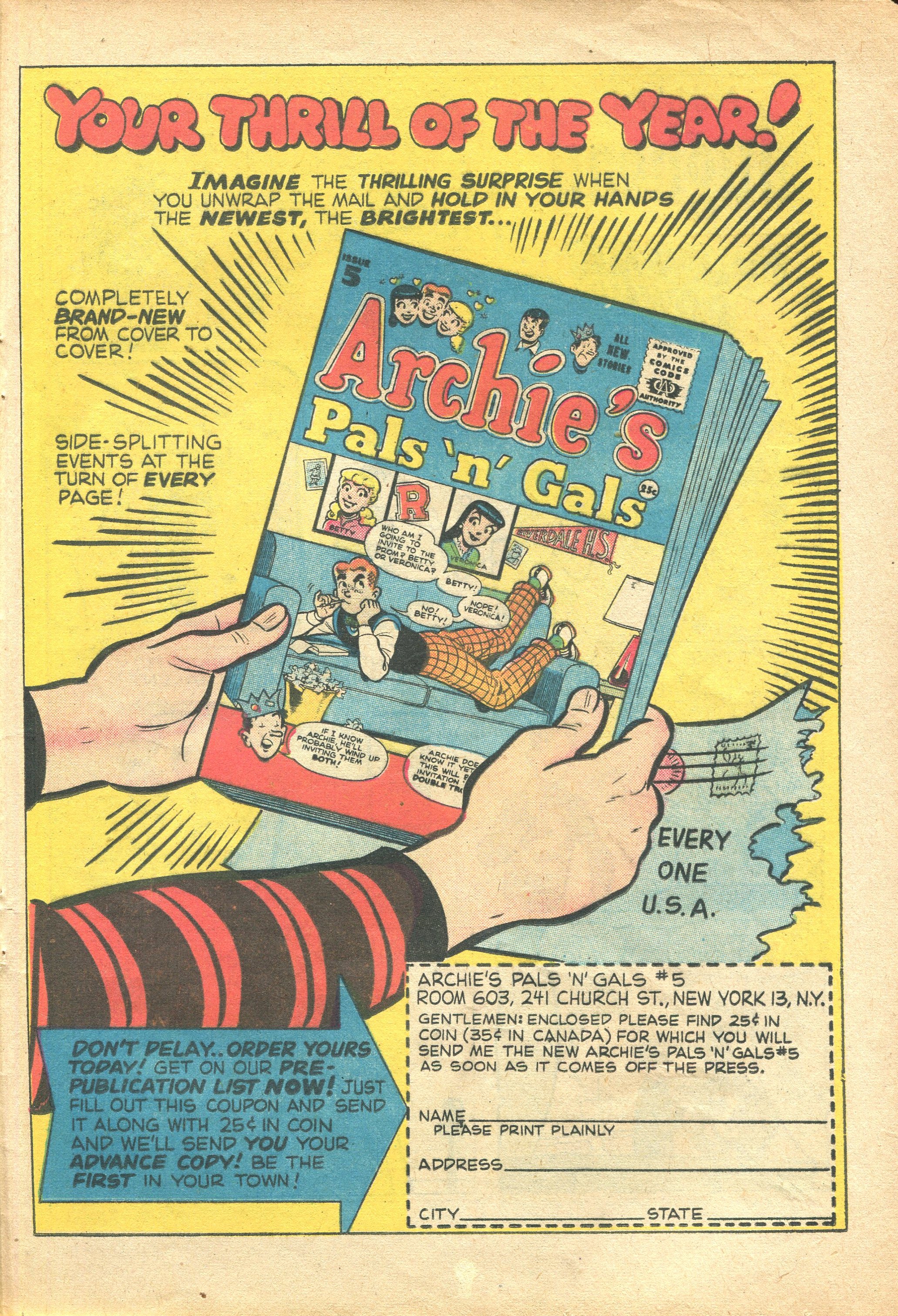 Read online Archie's Pal Jughead comic -  Issue #38 - 25