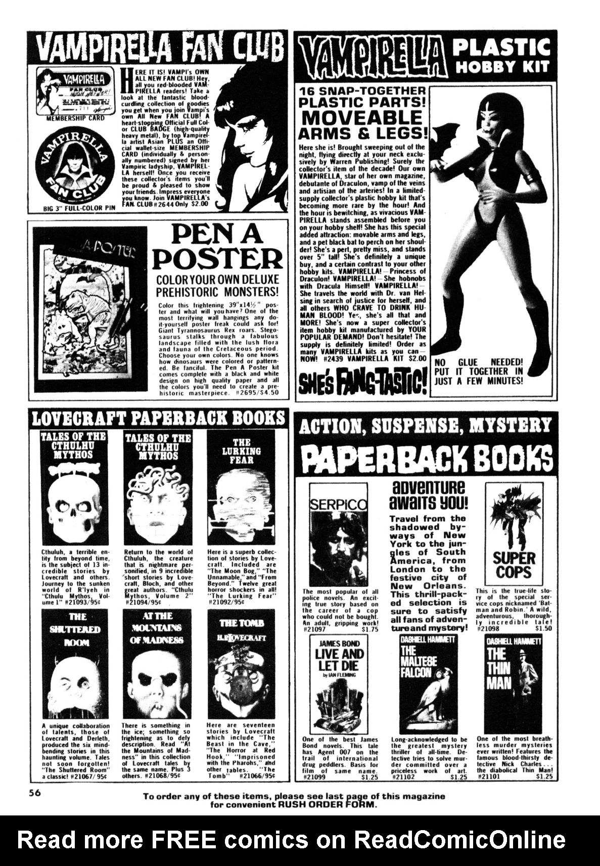 Read online Vampirella (1969) comic -  Issue #53 - 56