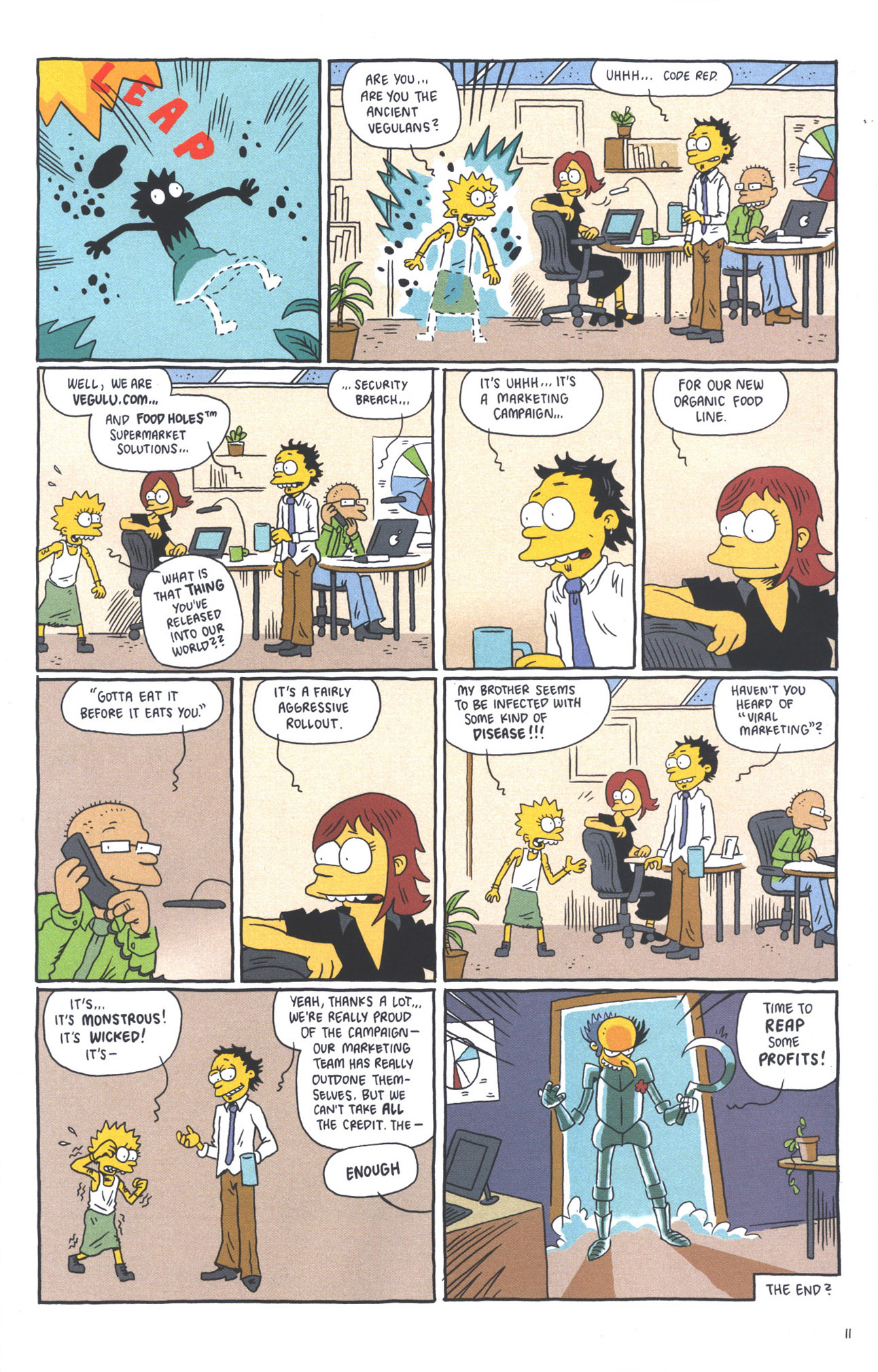 Read online Treehouse of Horror comic -  Issue #15 - 14