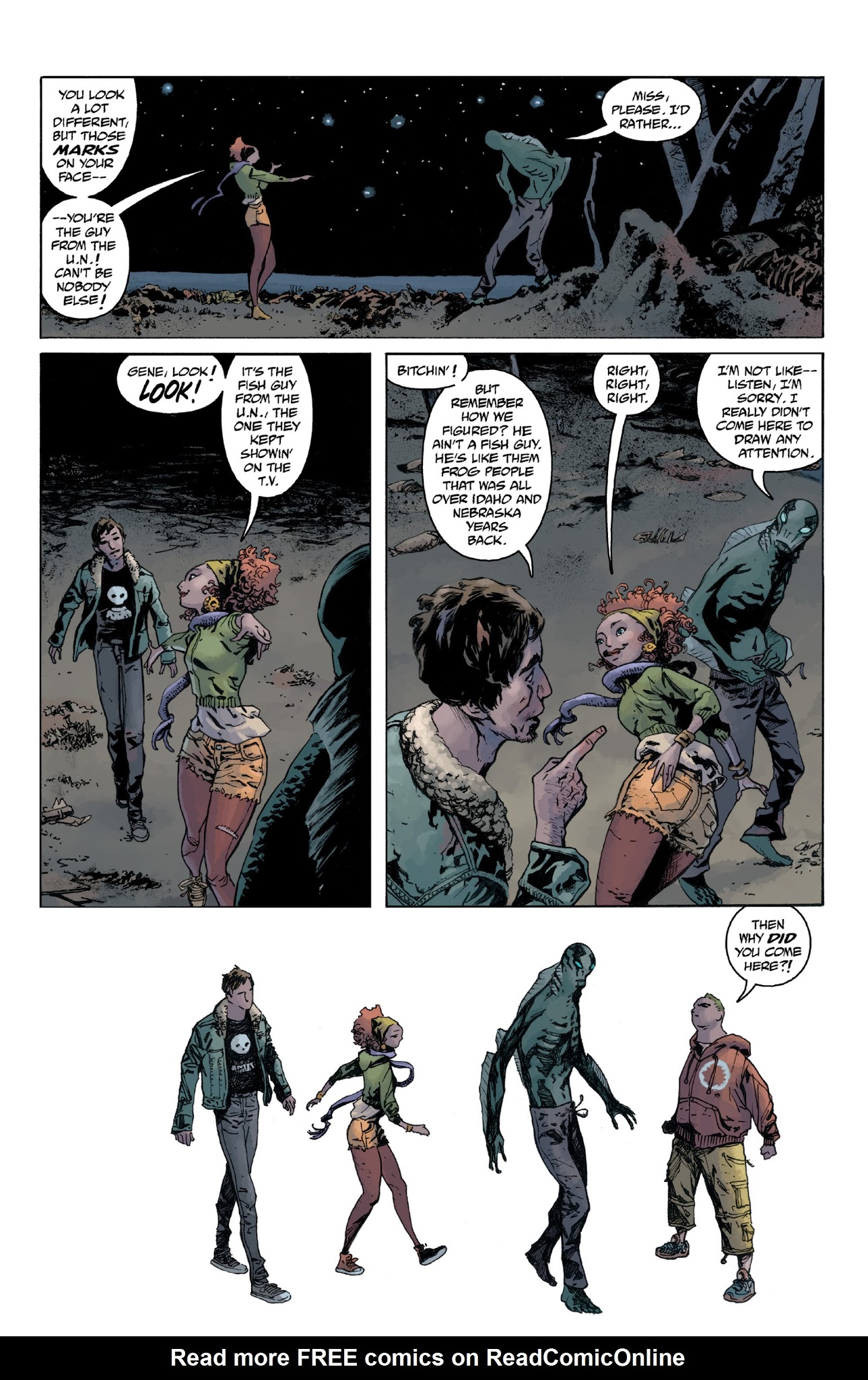 Read online Abe Sapien: Dark and Terrible and The New Race of Man comic -  Issue # TPB - 87