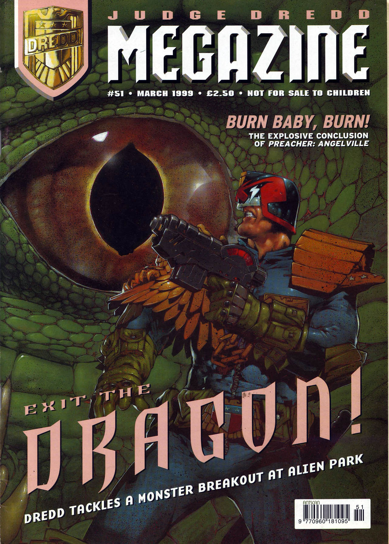 Read online Judge Dredd Megazine (vol. 3) comic -  Issue #51 - 1