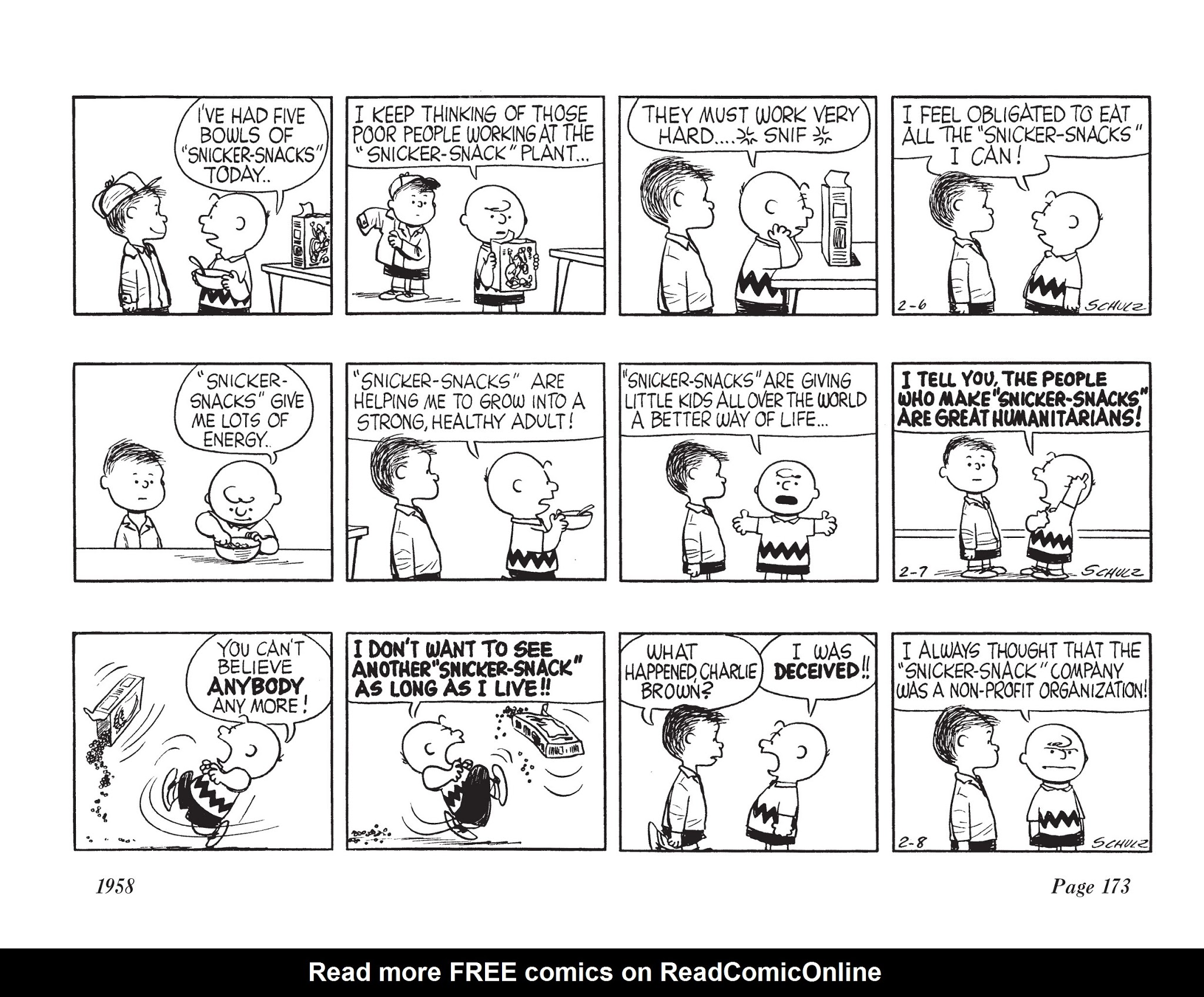 Read online The Complete Peanuts comic -  Issue # TPB 4 - 187