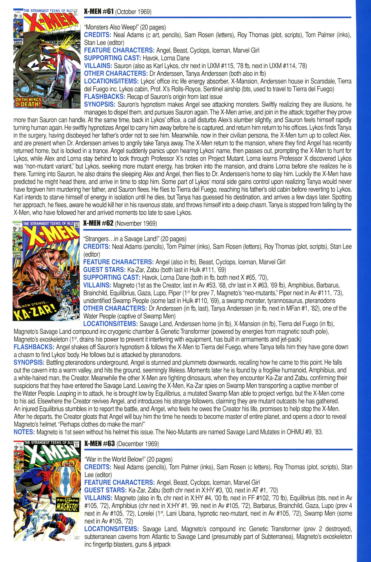 Read online Official Index to the Marvel Universe comic -  Issue #2 - 51