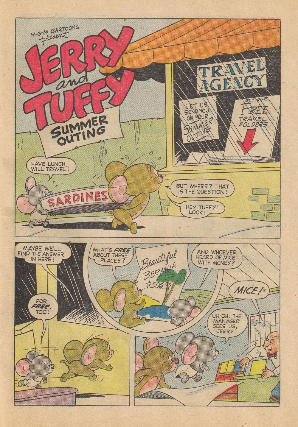 Read online Tom & Jerry Picnic Time comic -  Issue # TPB - 70