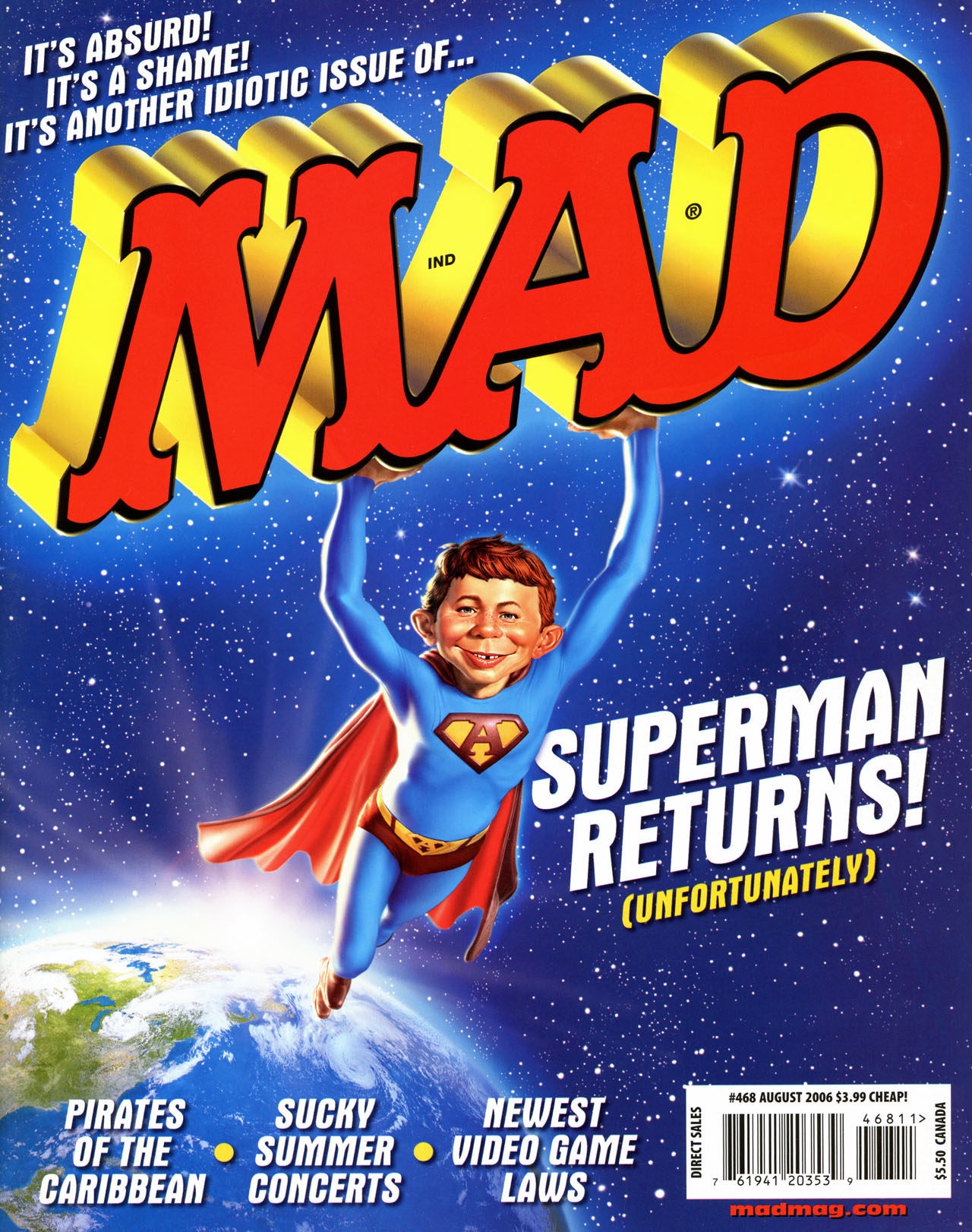 Read online MAD comic -  Issue #468 - 1