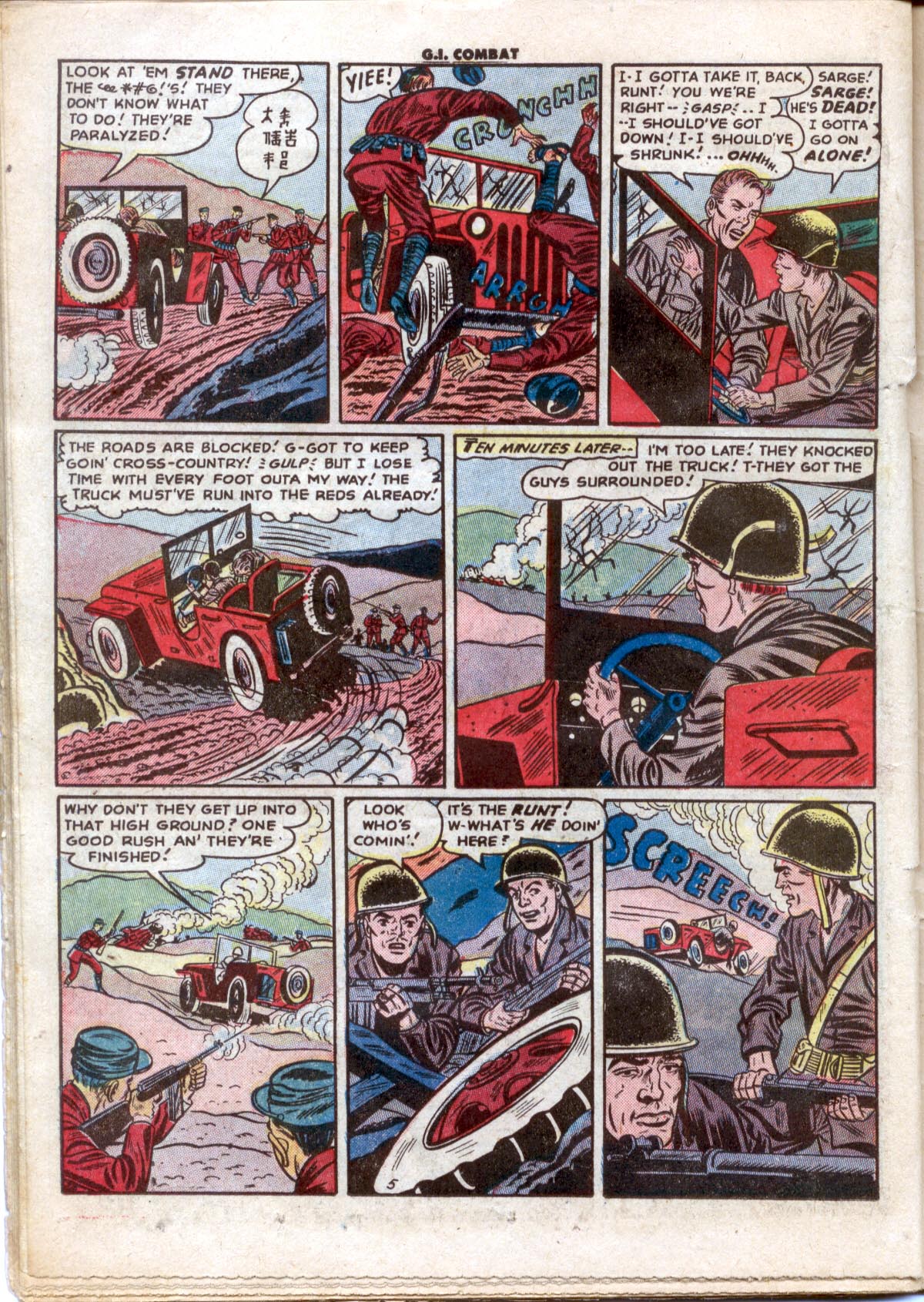 Read online G.I. Combat (1952) comic -  Issue #1 - 22